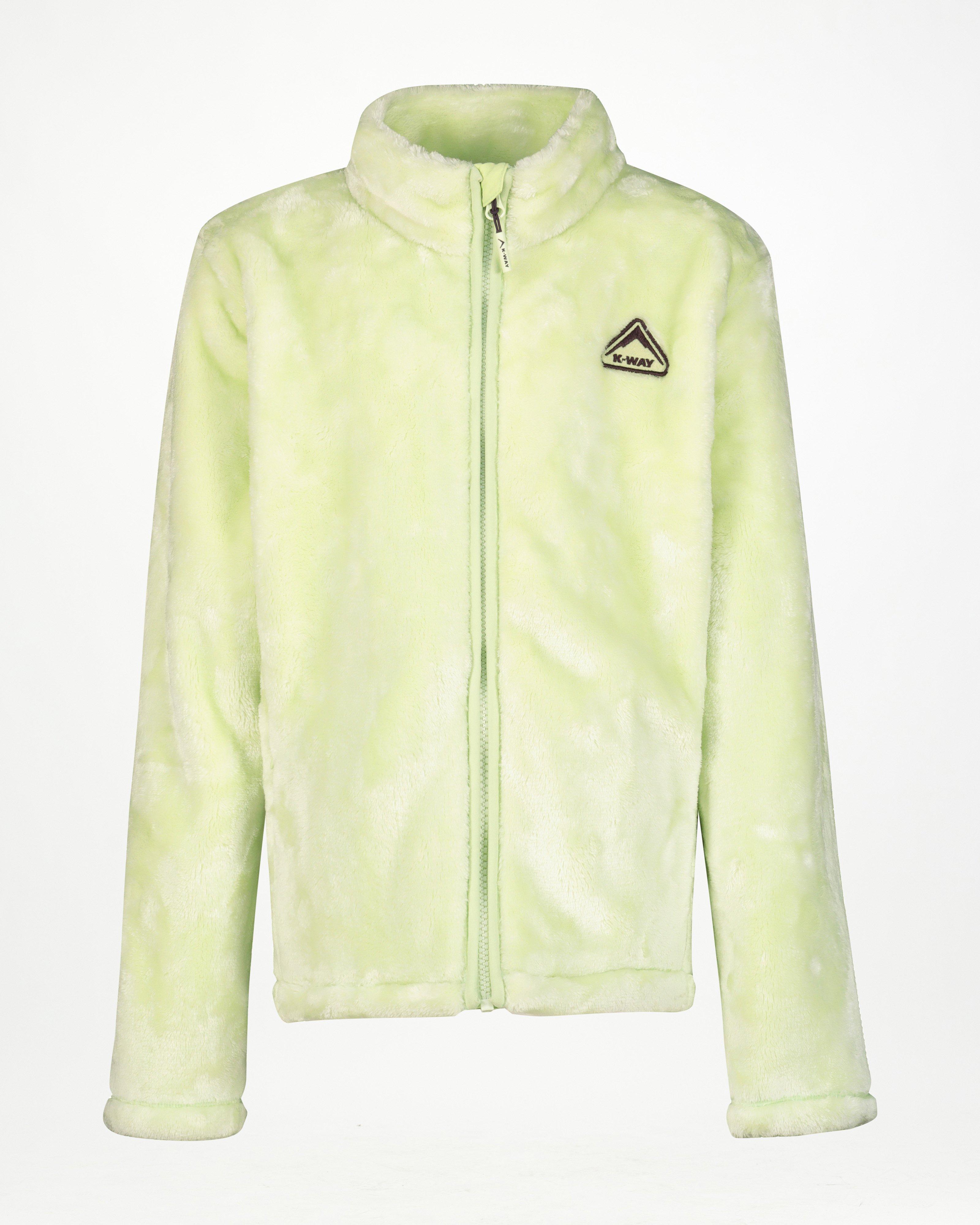 K-Way Youth Girls’ Savannah Plush Fleece Jacket -  Lime