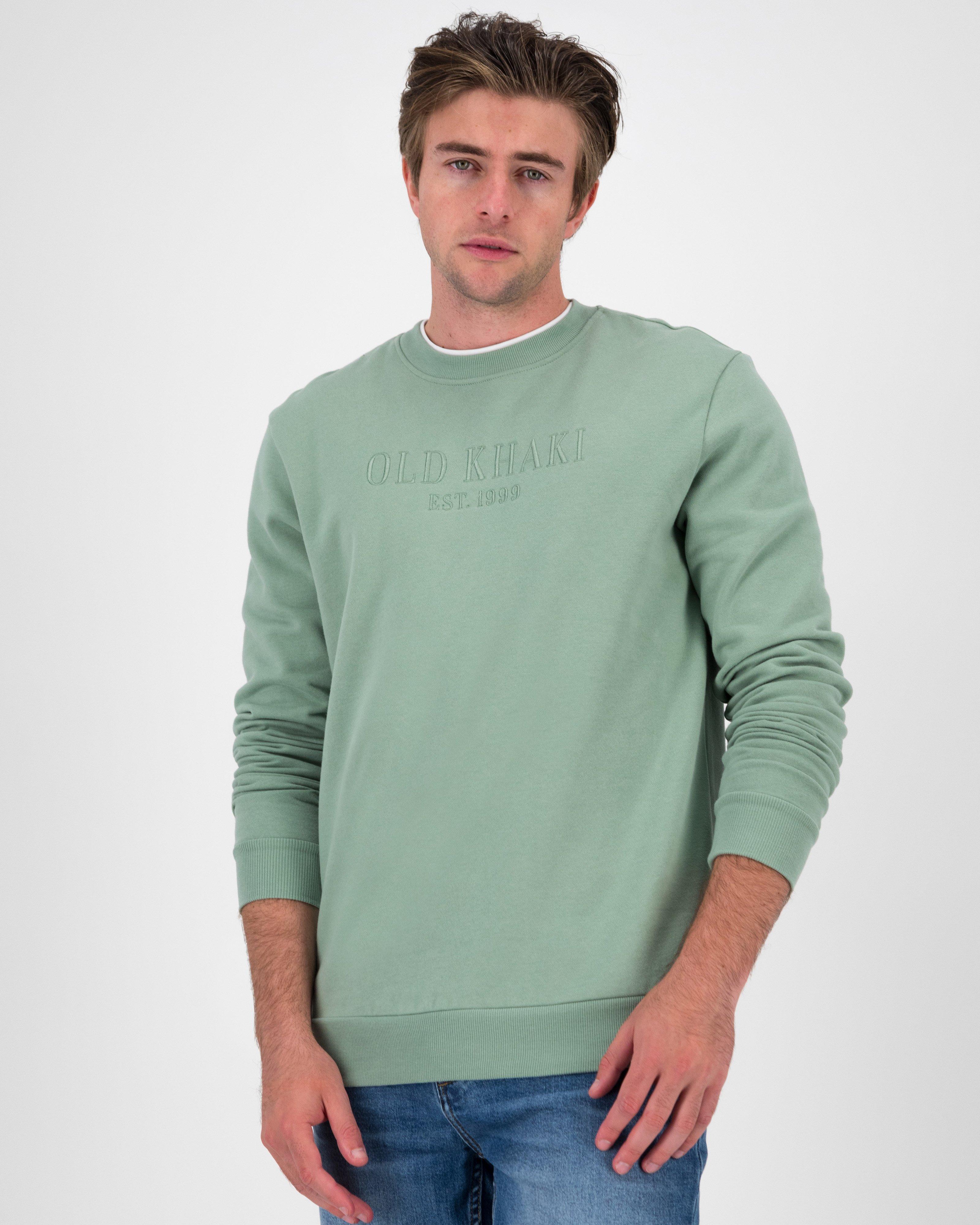 Men’s Beau Crew Sweat -  Sage