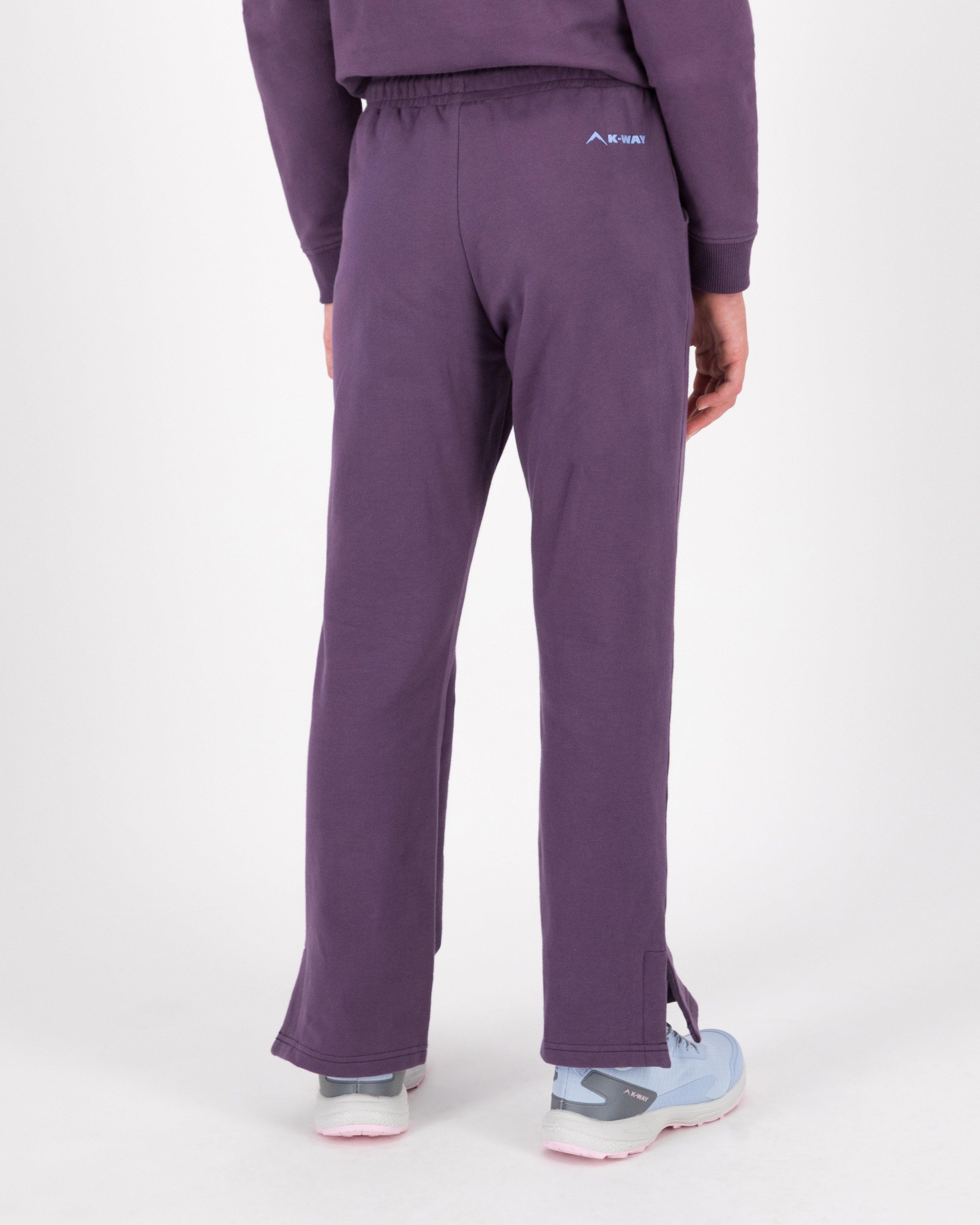 K-Way Youth Cassia Fleece Joggers -  Purple