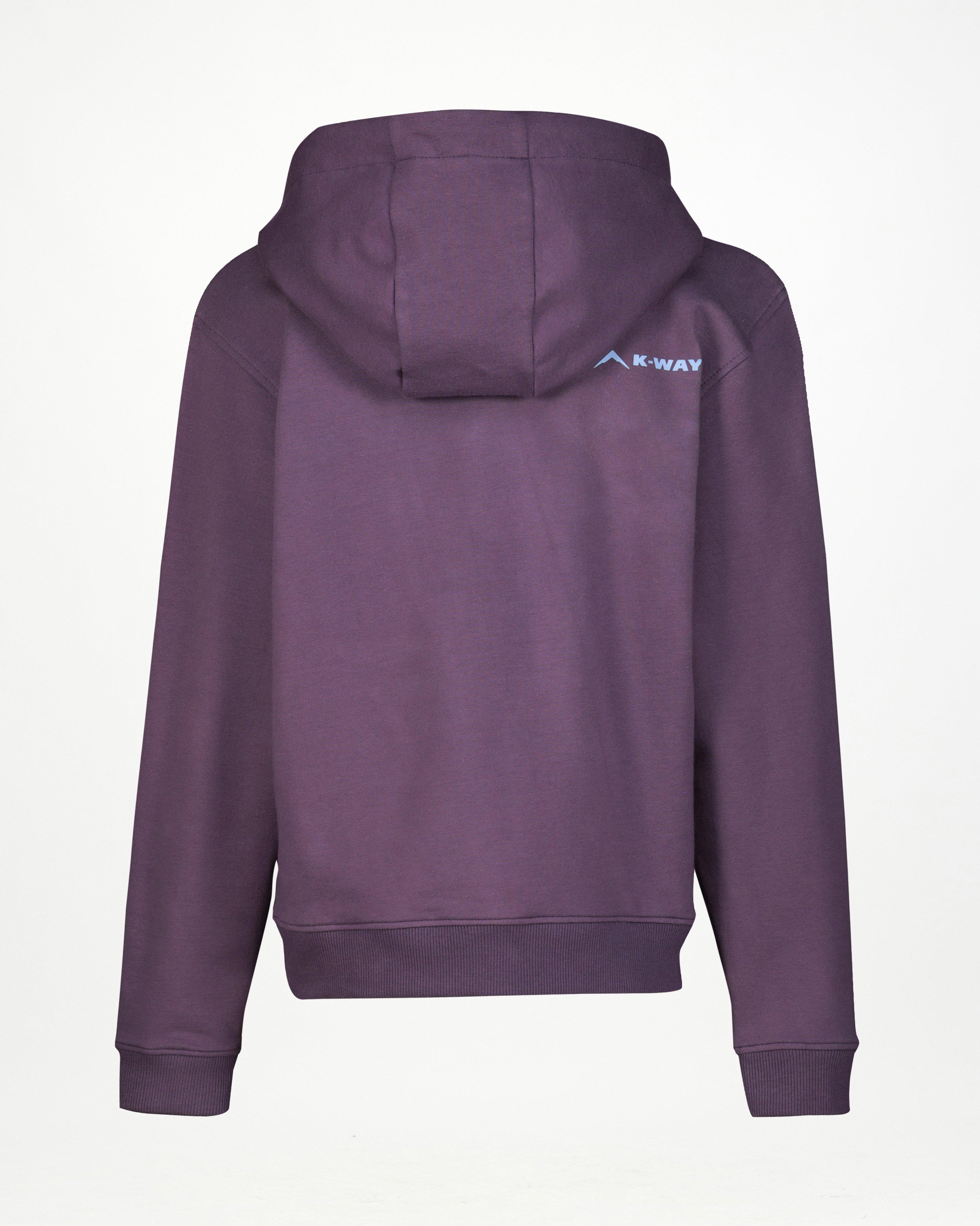 K-Way Youth Cassia Hooded Fleece Sweater -  Purple