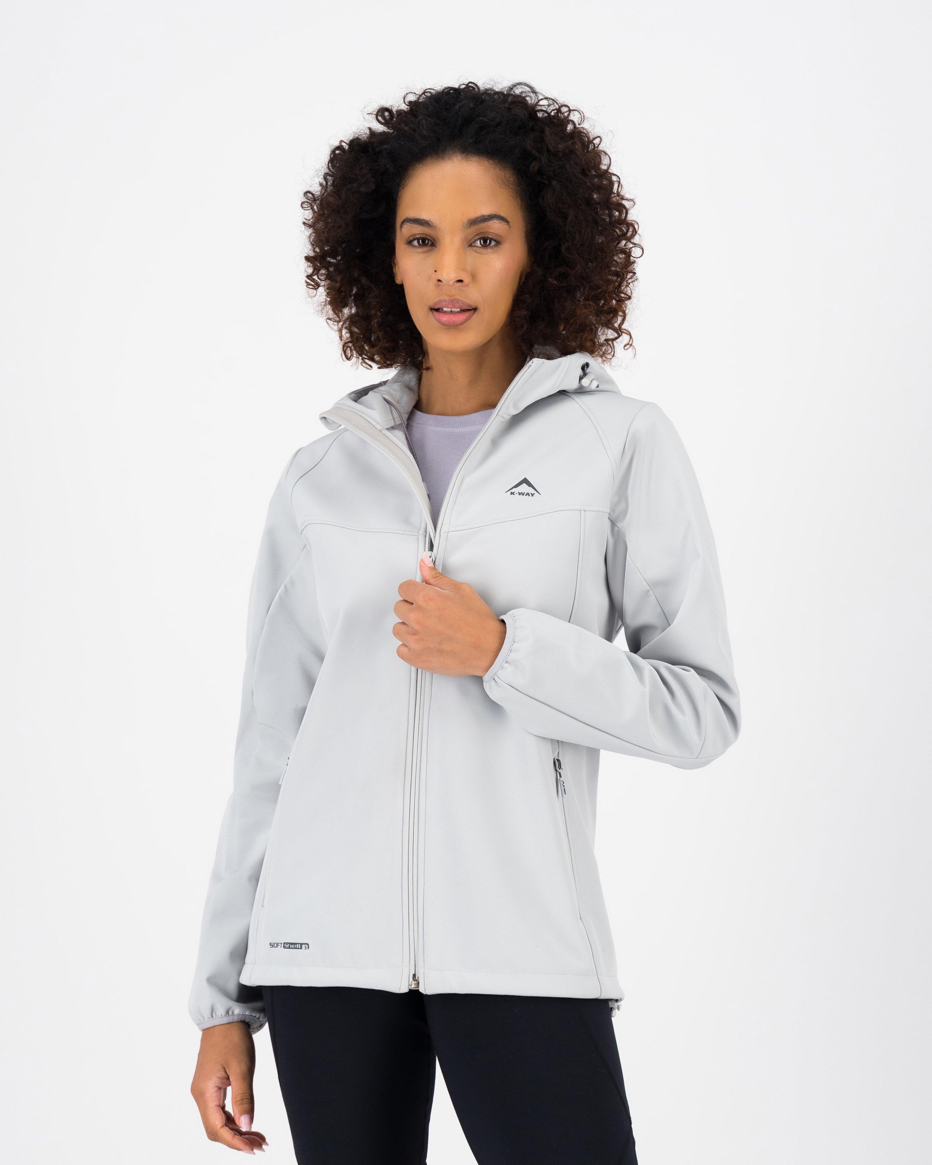 K-Way Women’s Kaelo Softshell Jacket  -  Silver