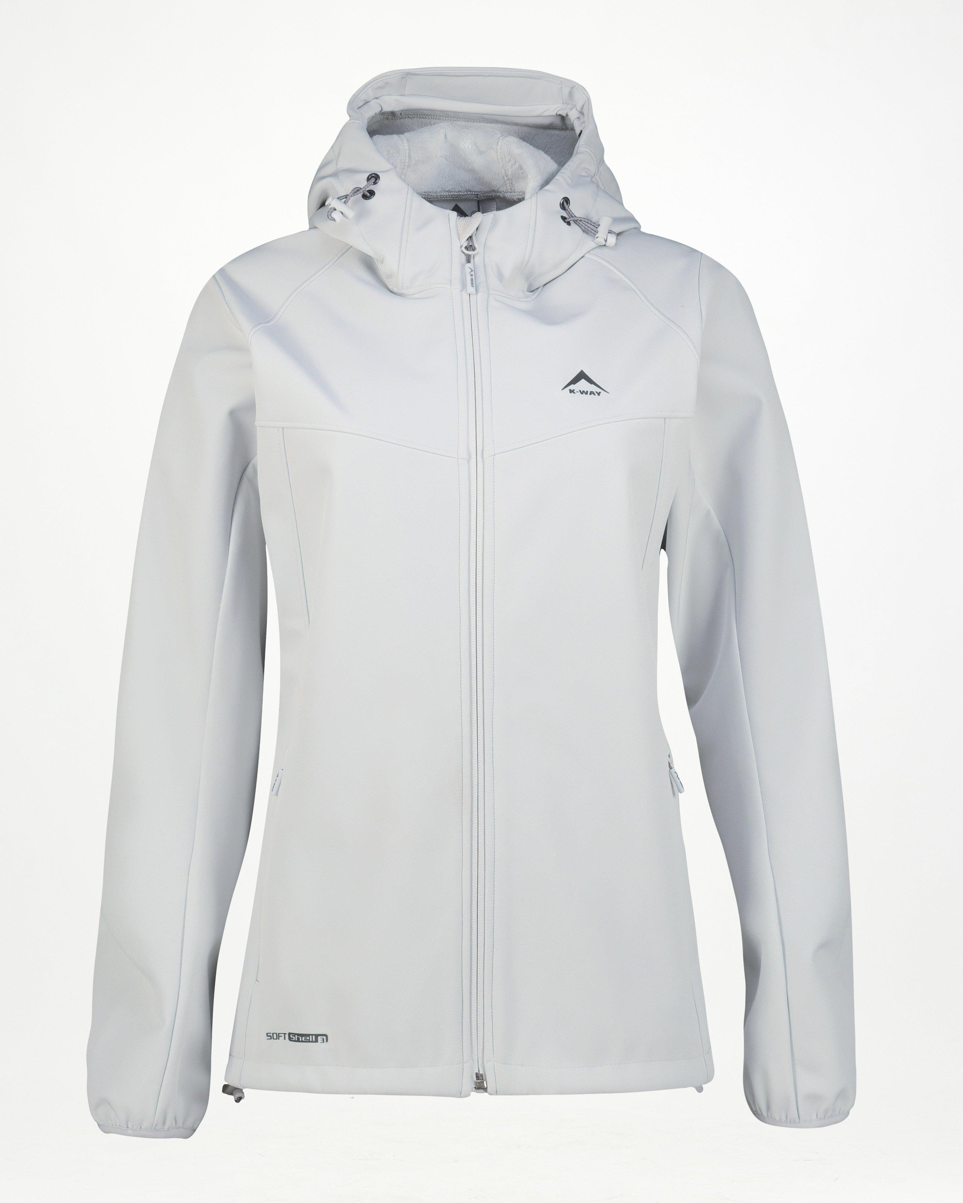 K-Way Women’s Kaelo Softshell Jacket  -  Silver