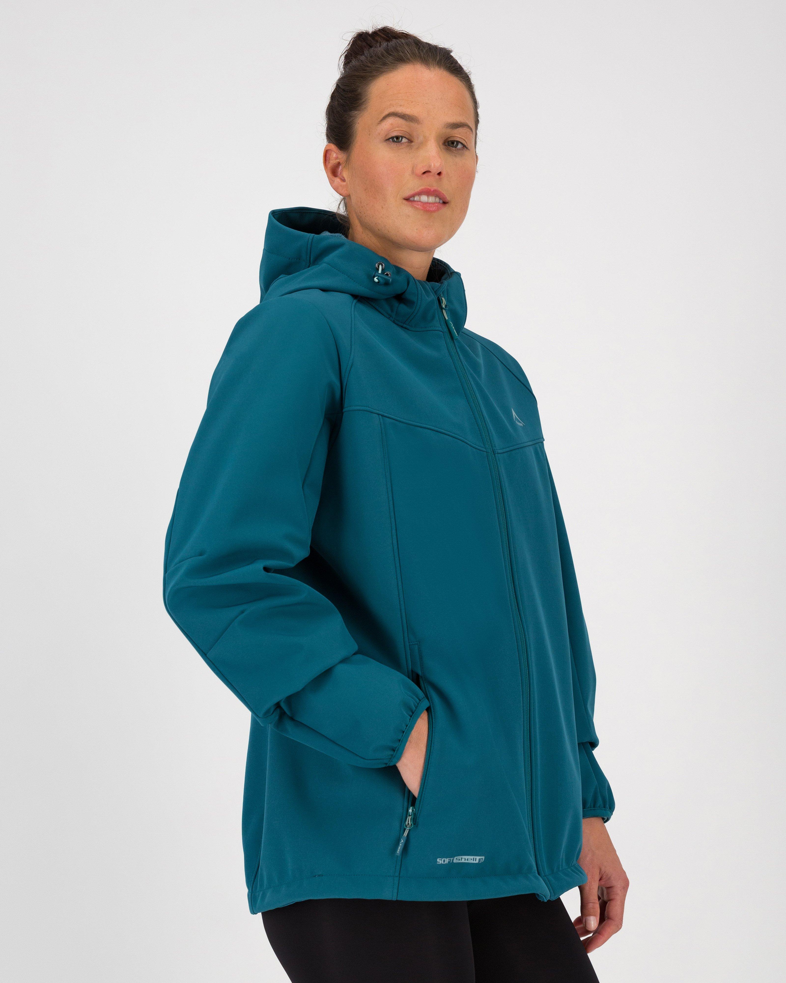 K-Way Women’s Kaelo Softshell Jacket  -  Teal