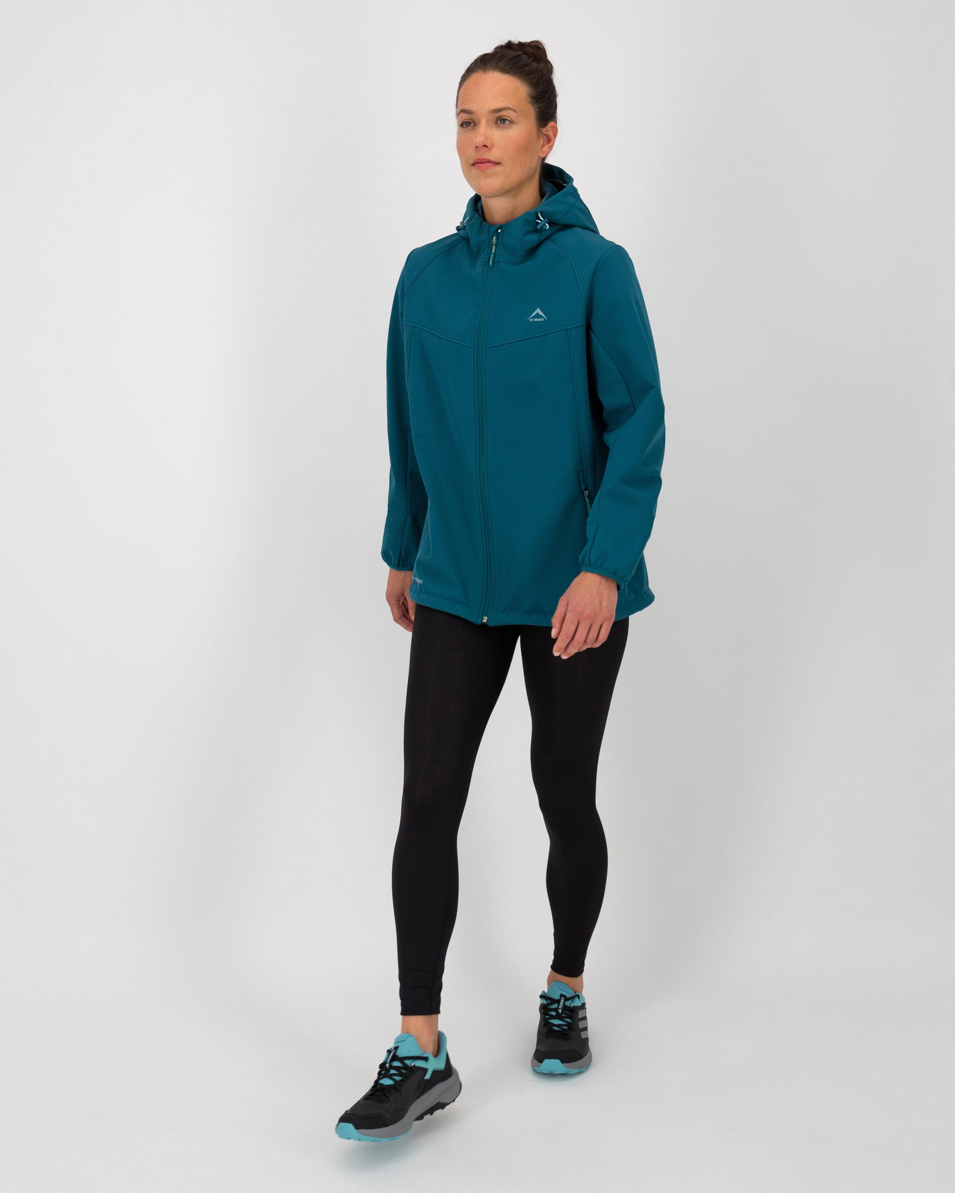 K-Way Women’s Kaelo Softshell Jacket  -  Teal