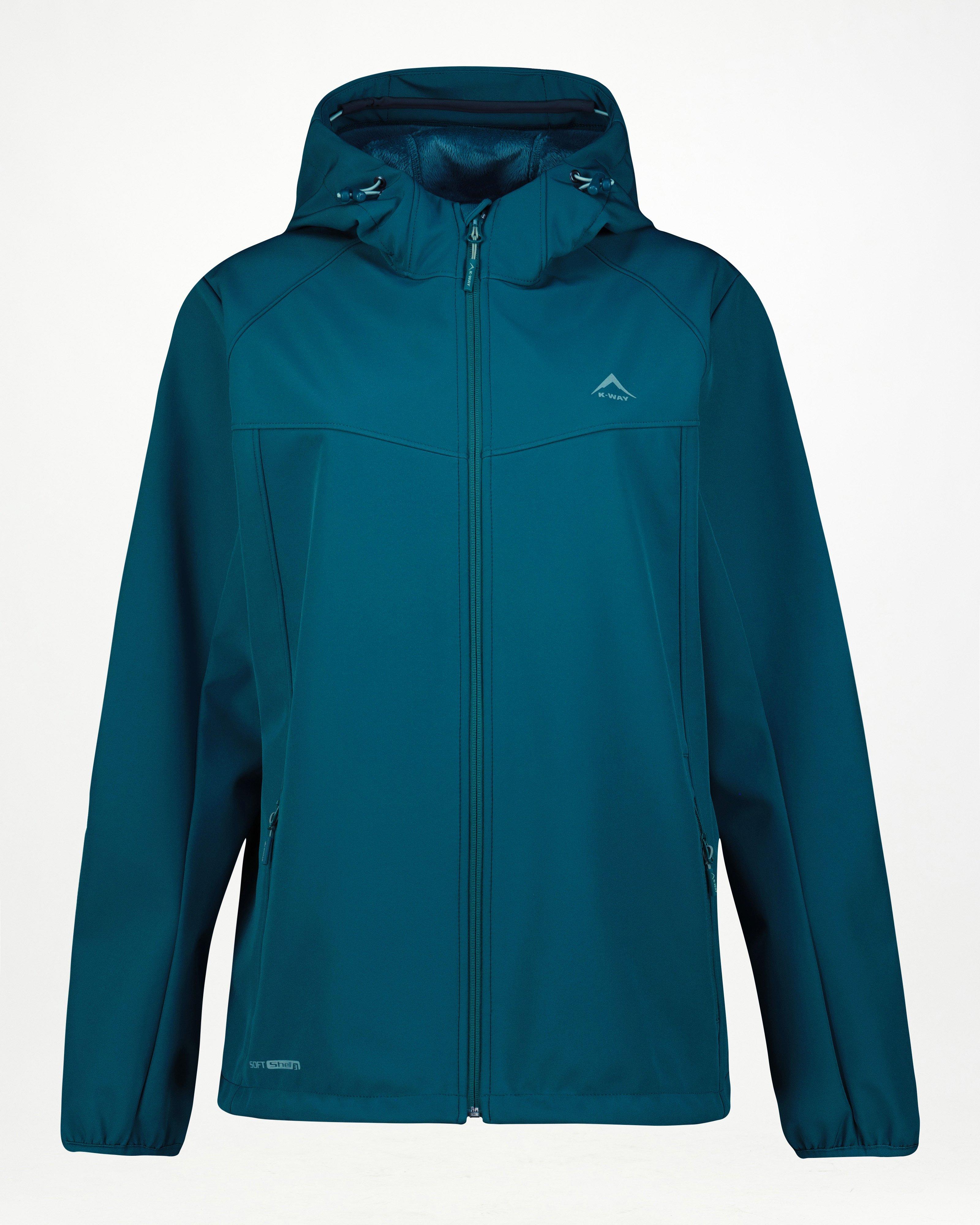 K-Way Women’s Kaelo Softshell Jacket  -  Teal