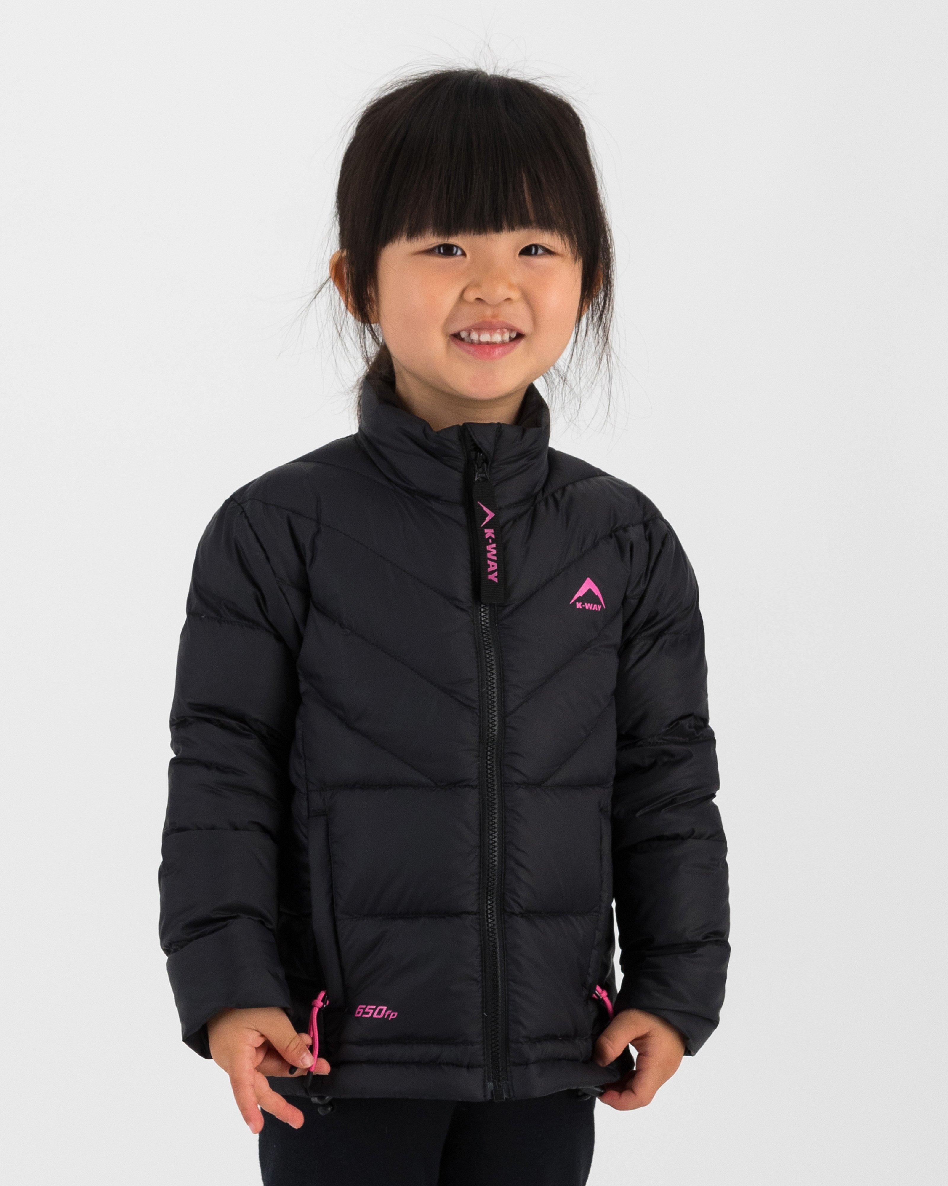 K-Way Kids Phoenix Down Puffer Jacket -  Black