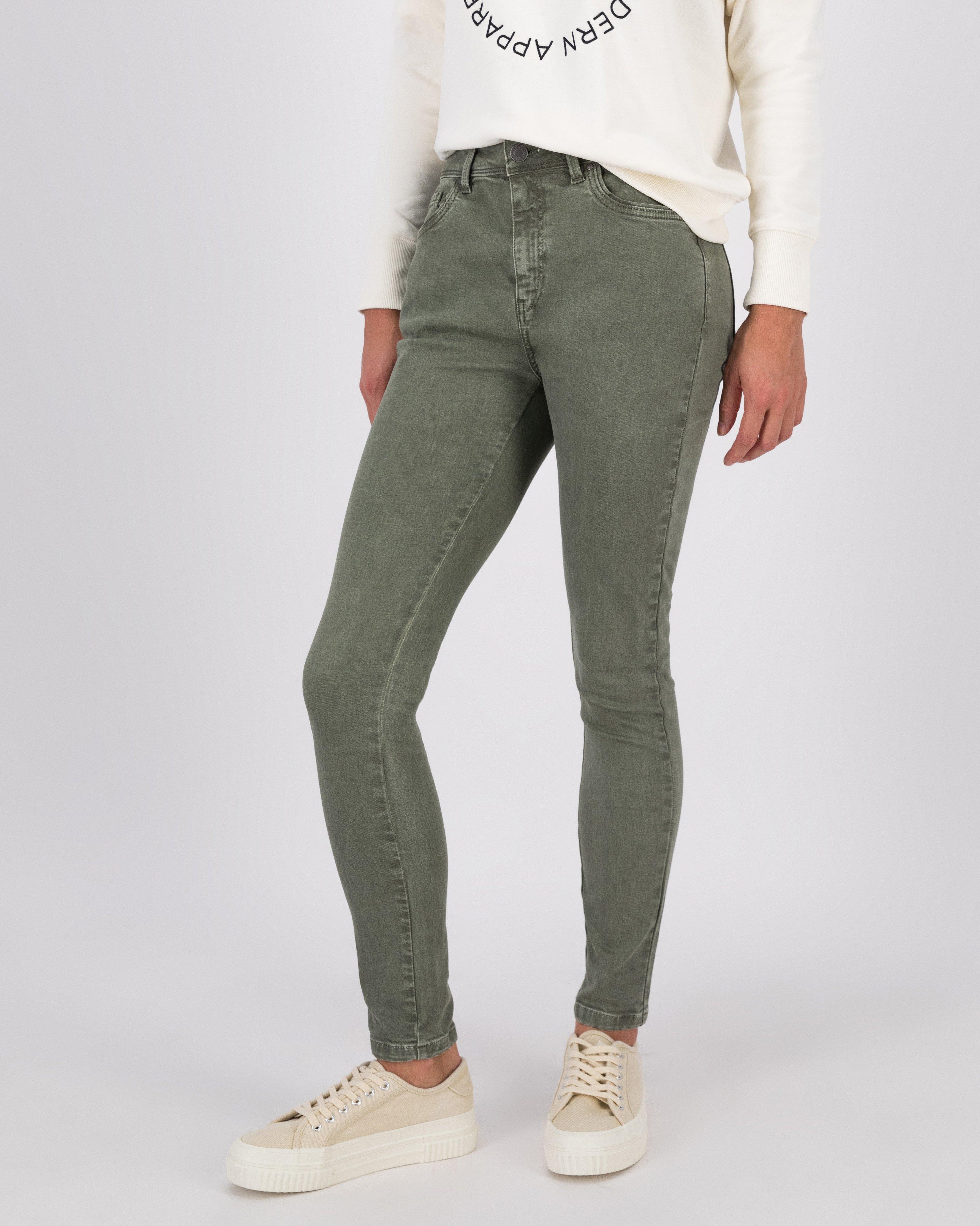 Women’s Celeste Skinny Denim -  Olive