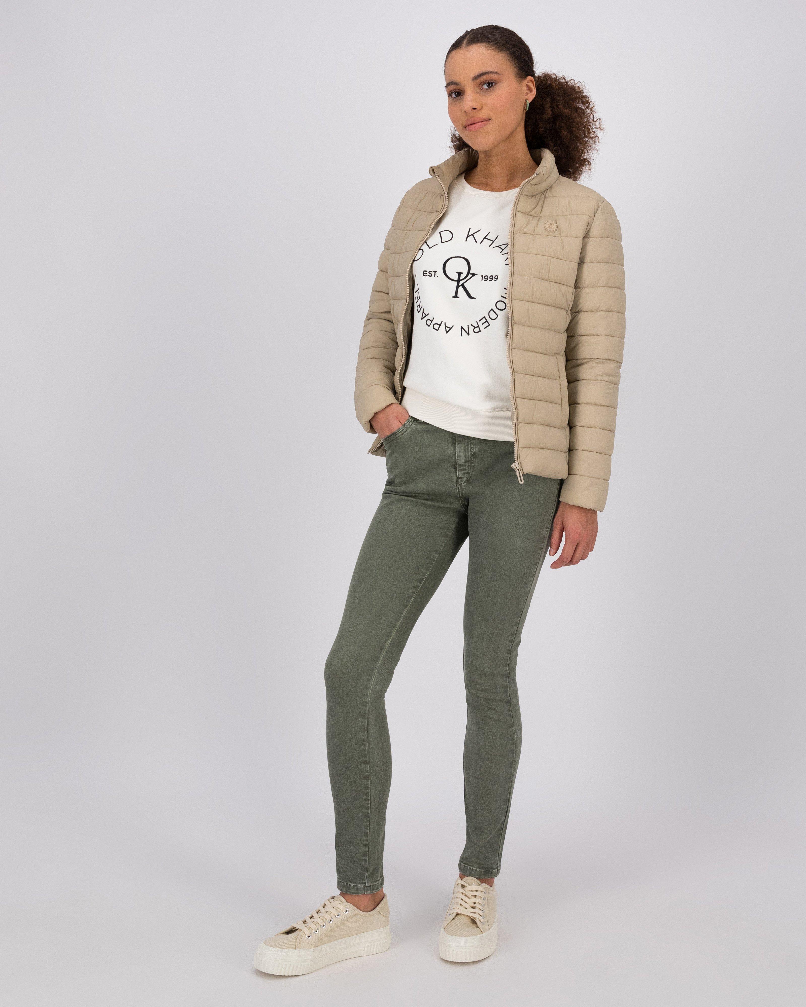 Women’s Celeste Skinny Denim -  Olive