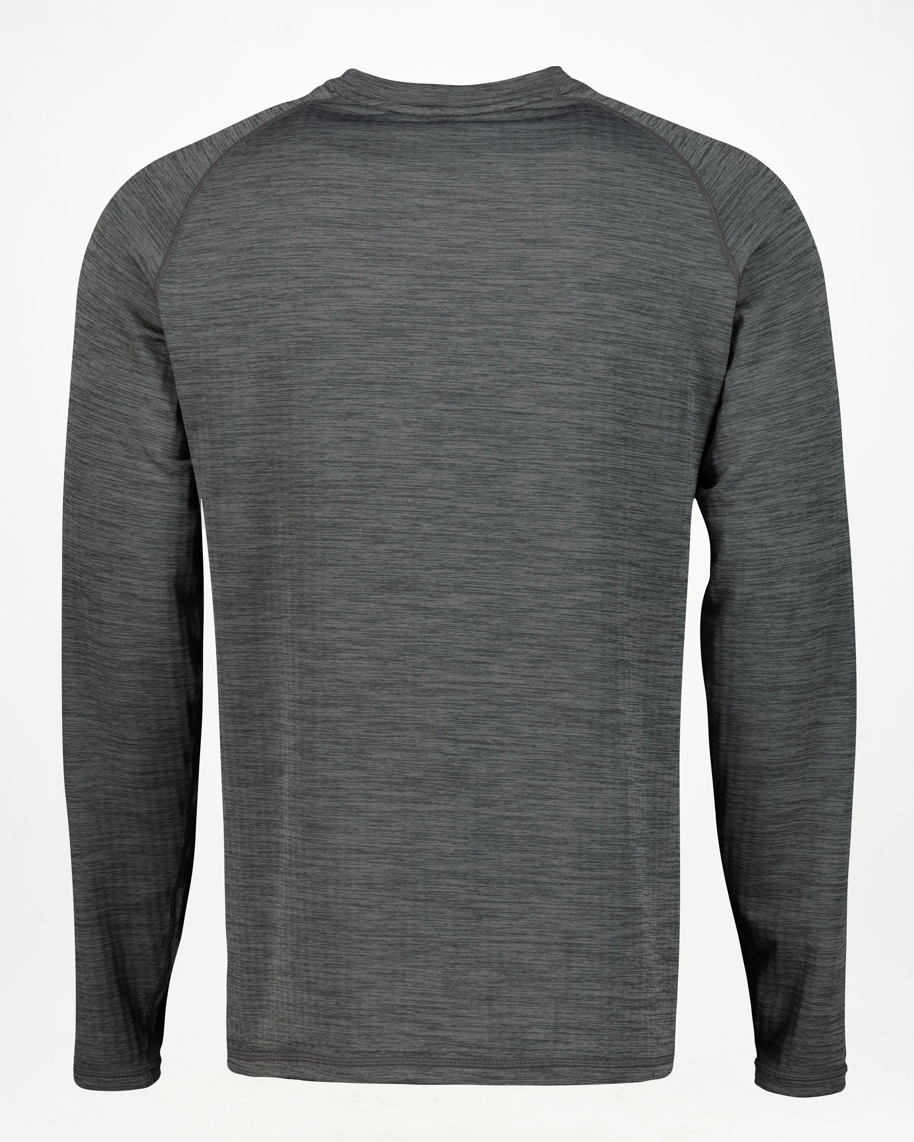 K-Way Men’s Harper 2.0 Crewneck Fleece Top -  Charcoal