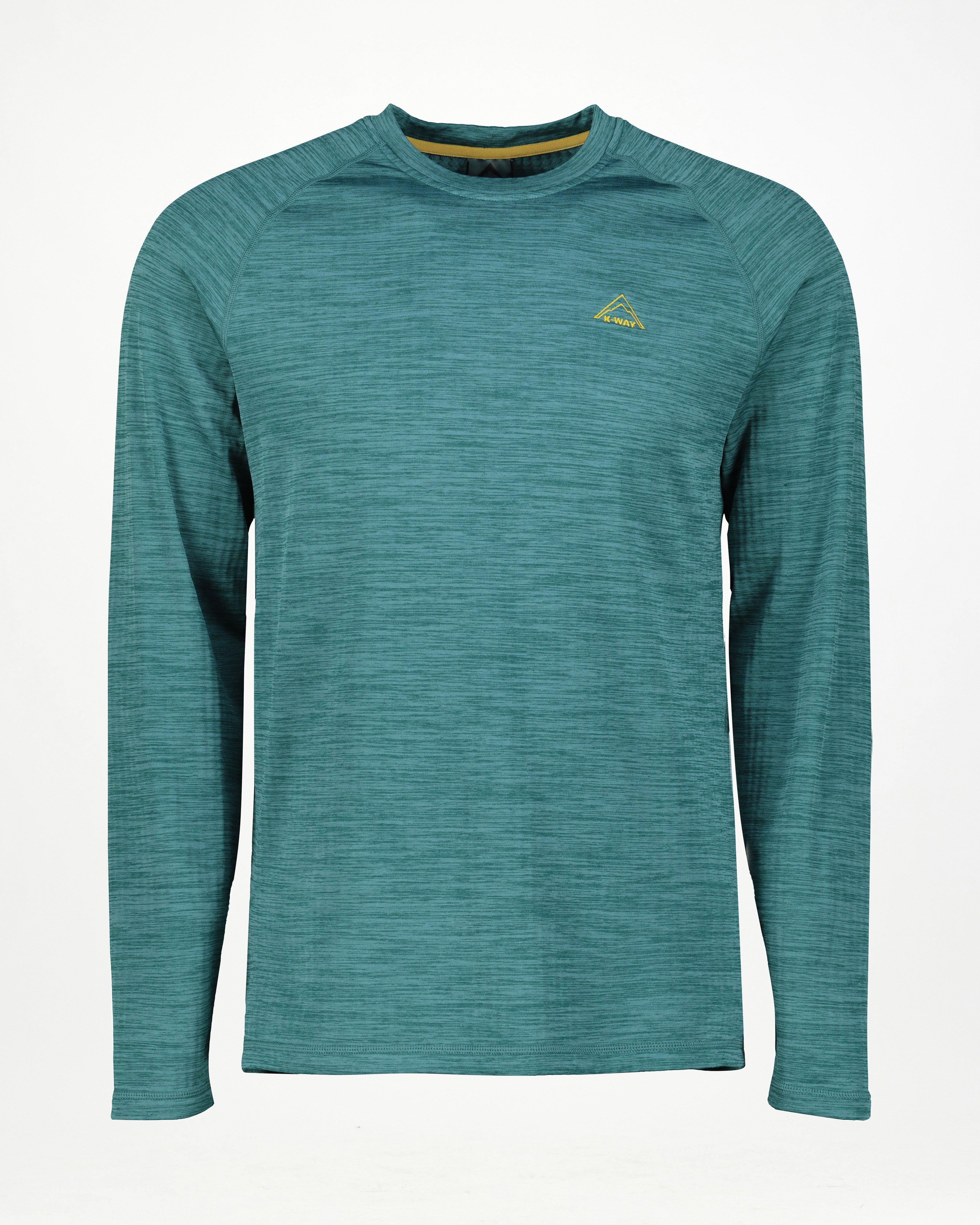 K-Way Men’s Harper 2.0 Crewneck Fleece Top -  Green