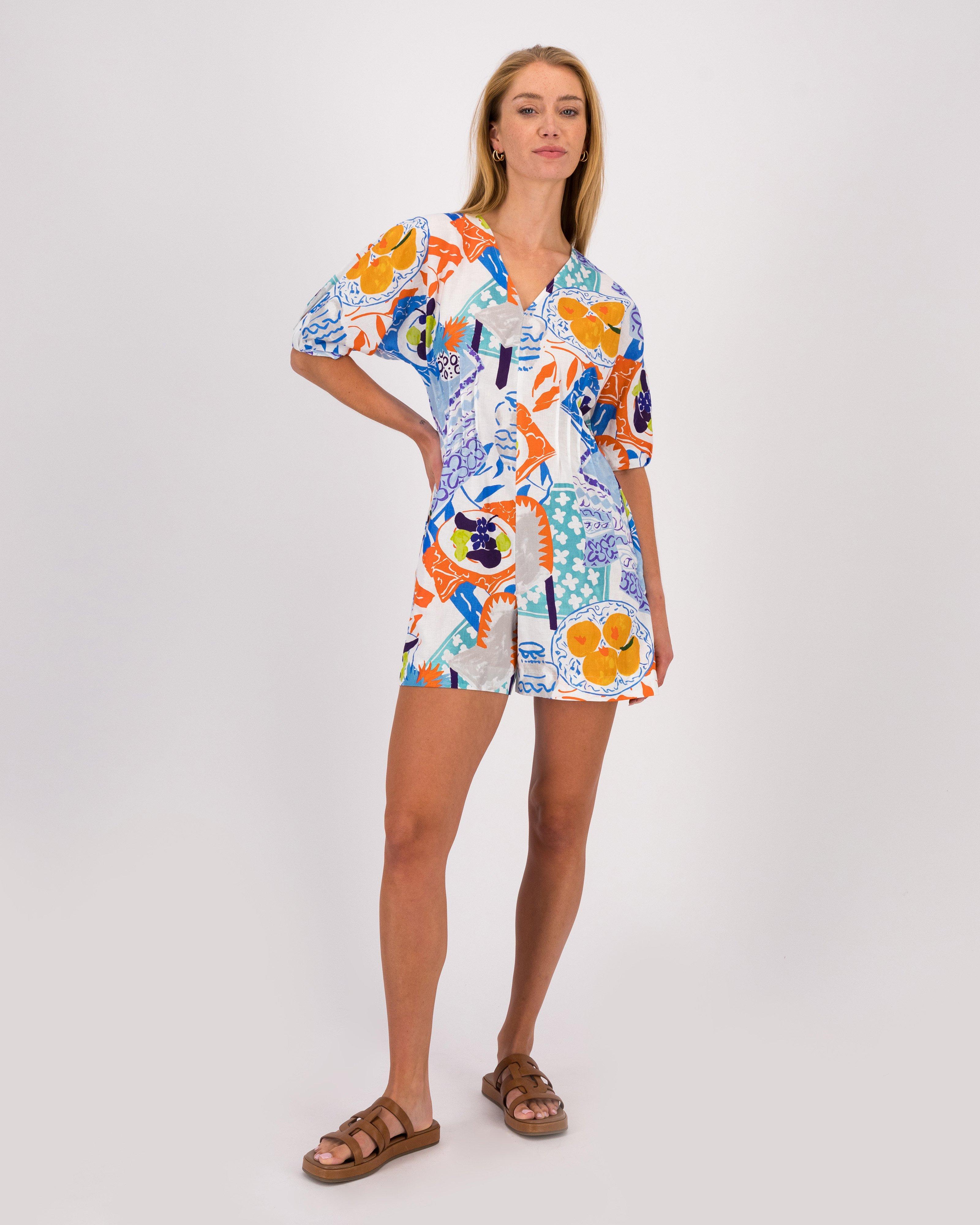 Lebo Printed Playsuit -  Assorted