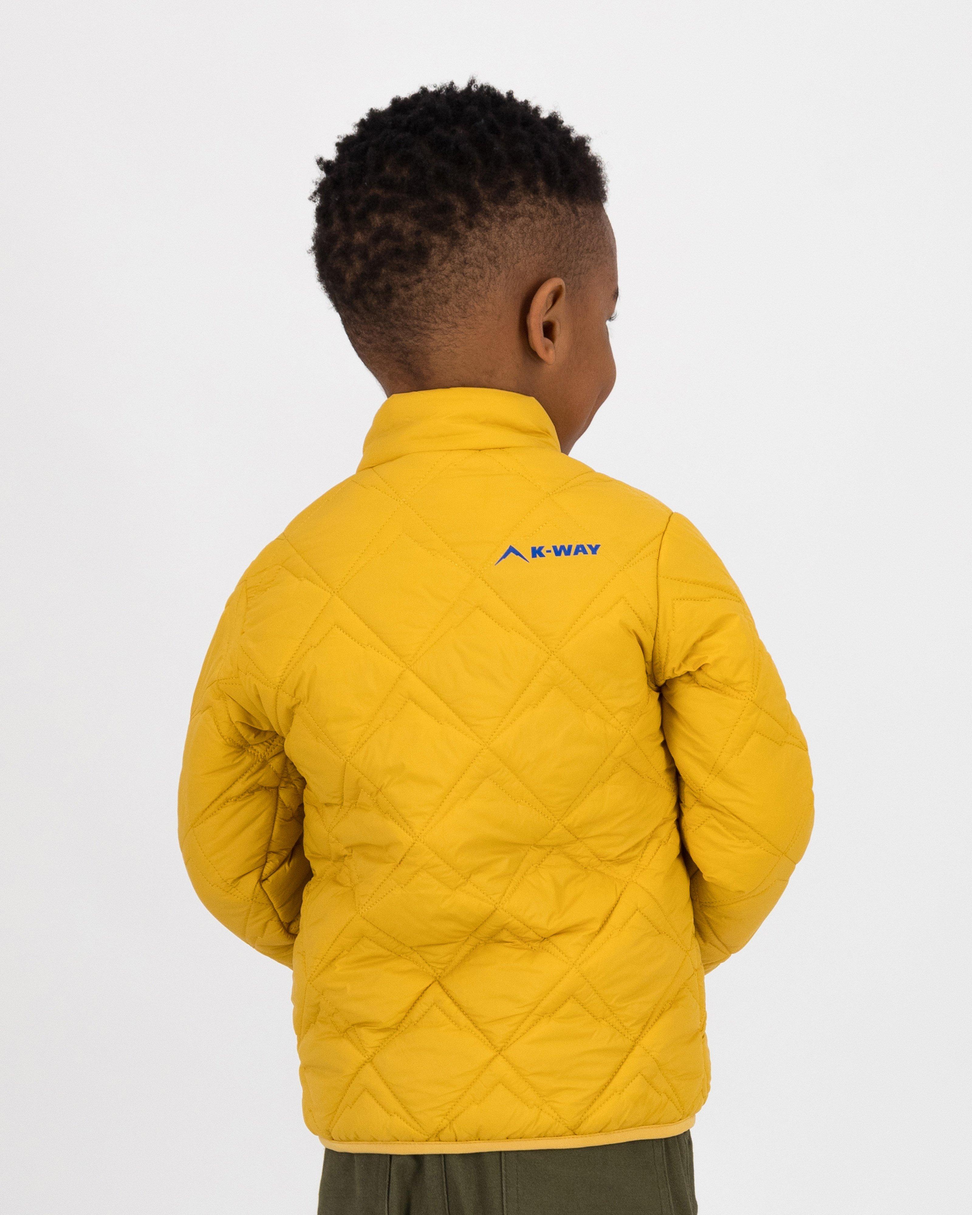 K-Way Kids Boys Peak Quilted Puffer Jacket -  Ochre