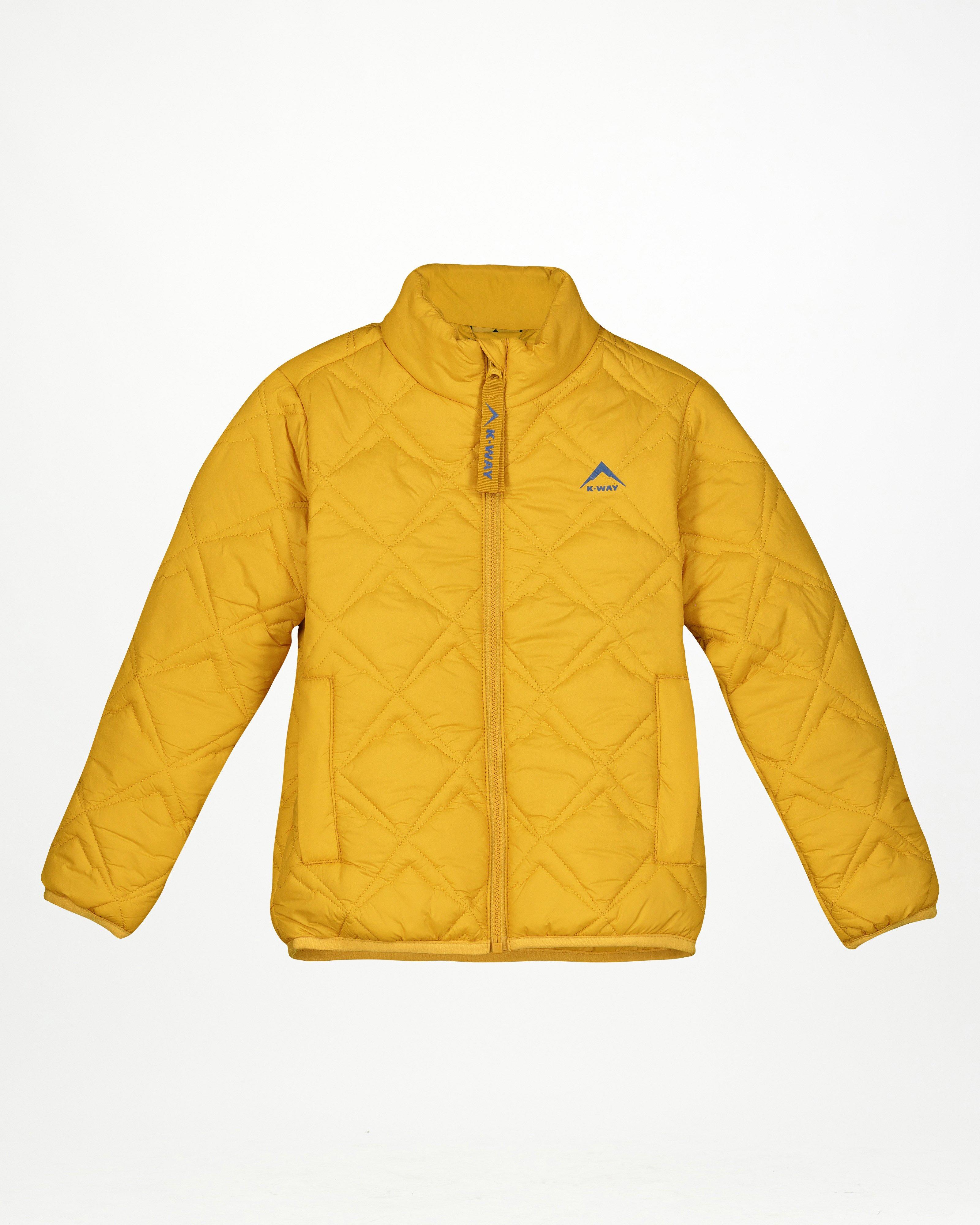 K-Way Kids Boys Peak Quilted Puffer Jacket -  Ochre