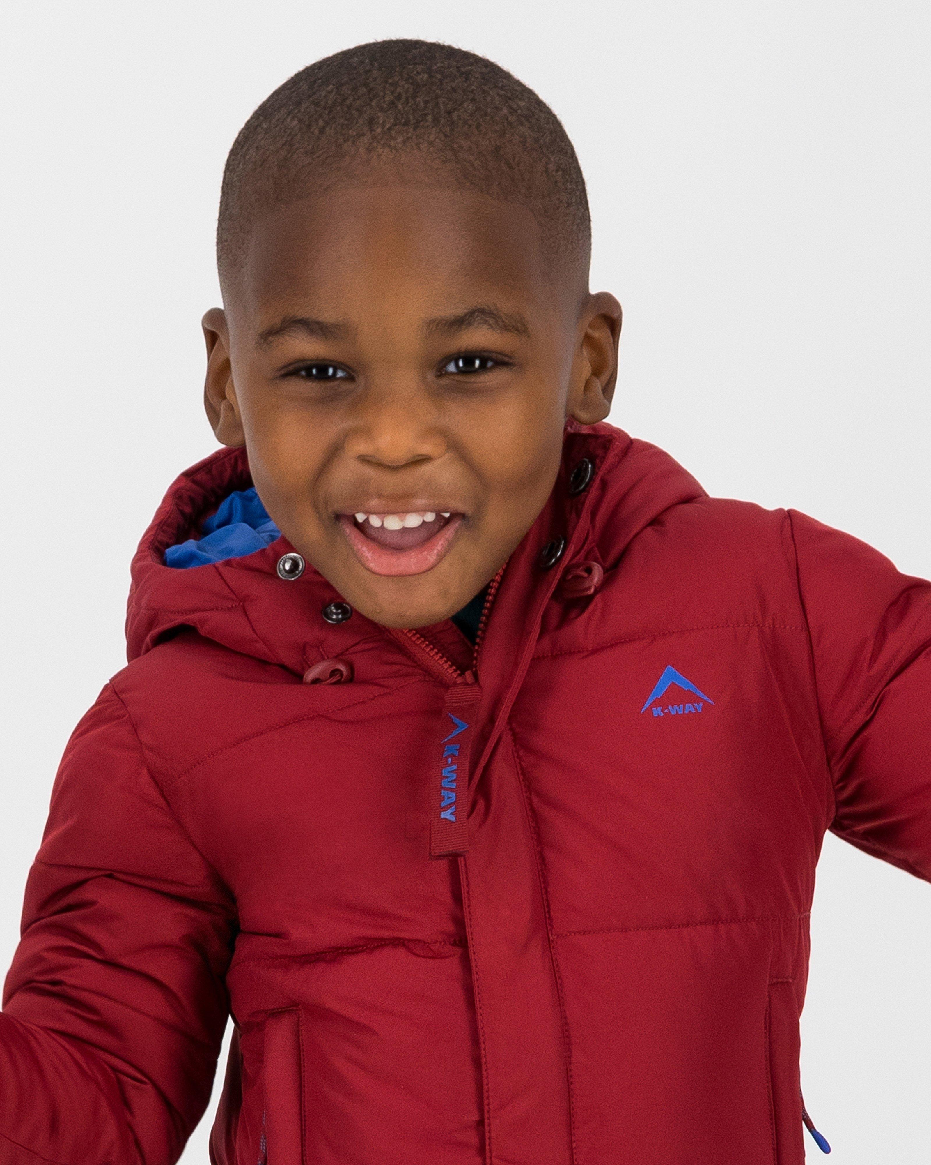 K-Way Kids Rowan Wide Channel Jacket -  Red