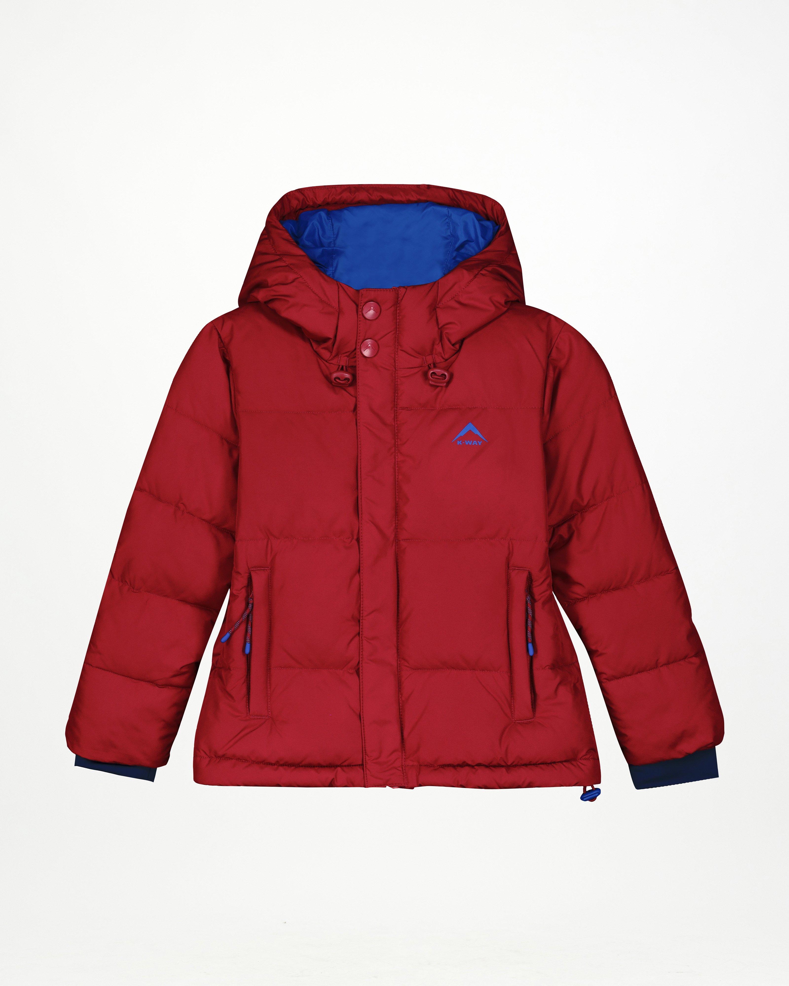 K-Way Kids Rowan Wide Channel Jacket -  Red