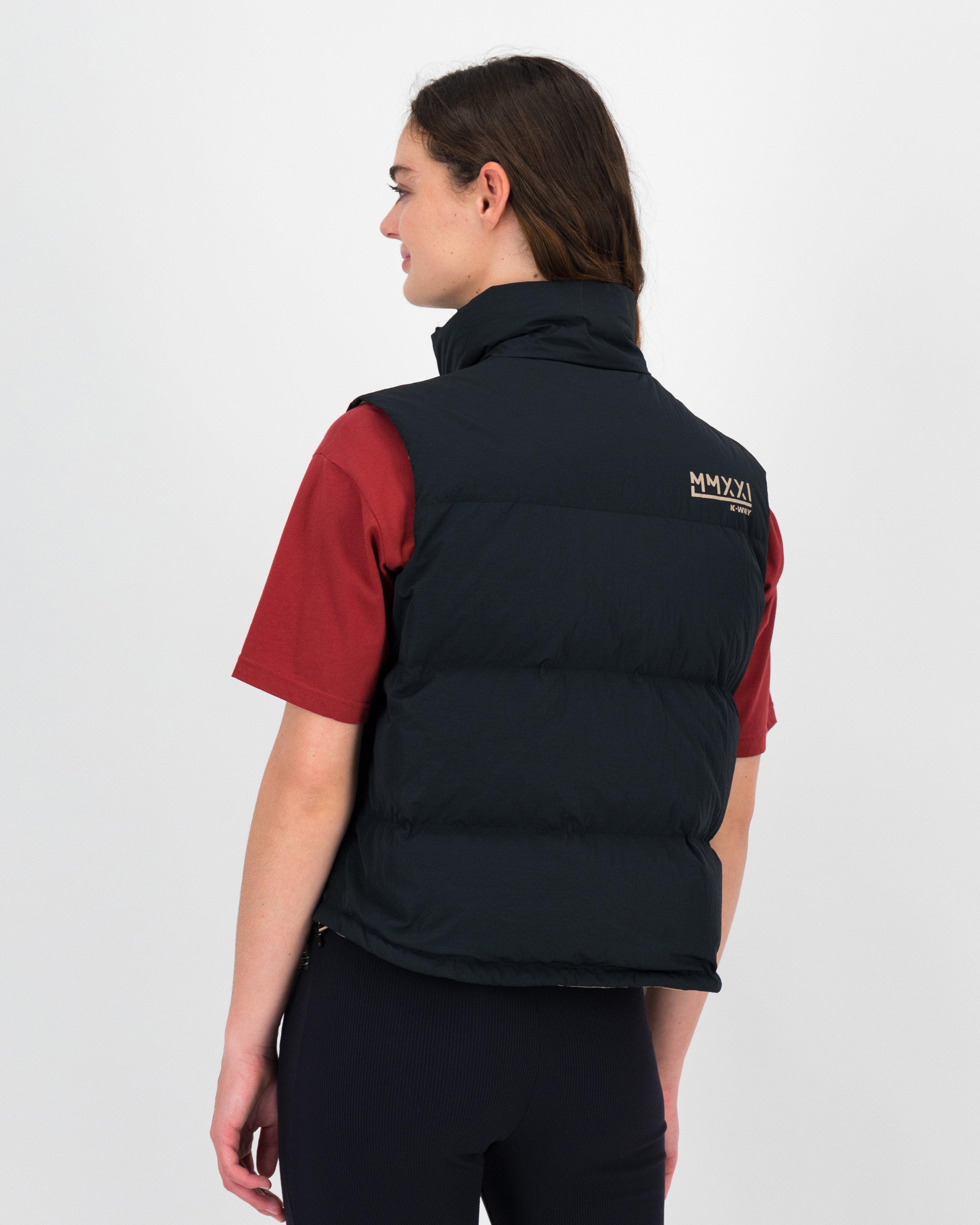 K-Way MMXXI Metro Reversible Bodywarmer  -  Black