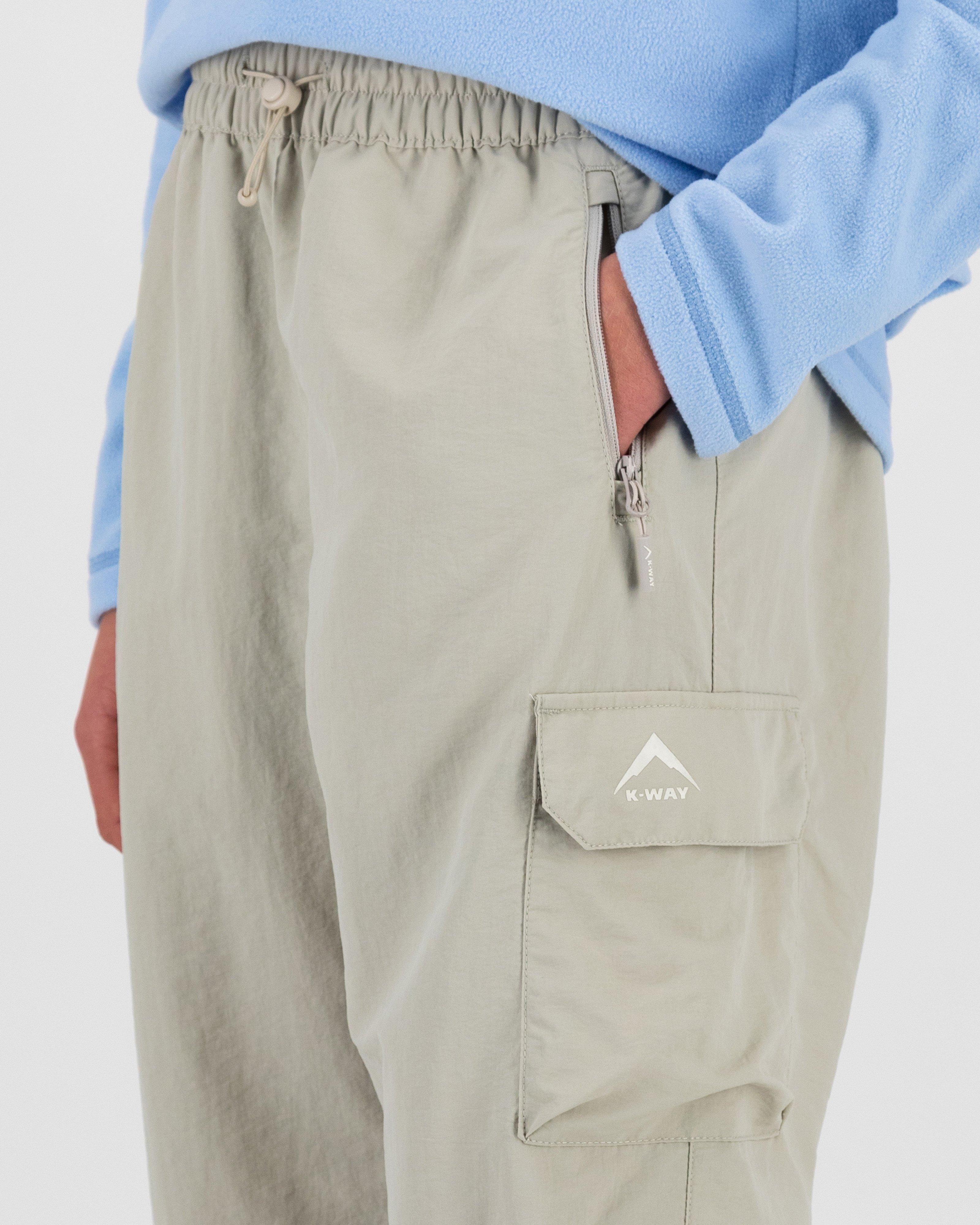 K-Way Youth Leak Y2K Cargo Pants -  Stone