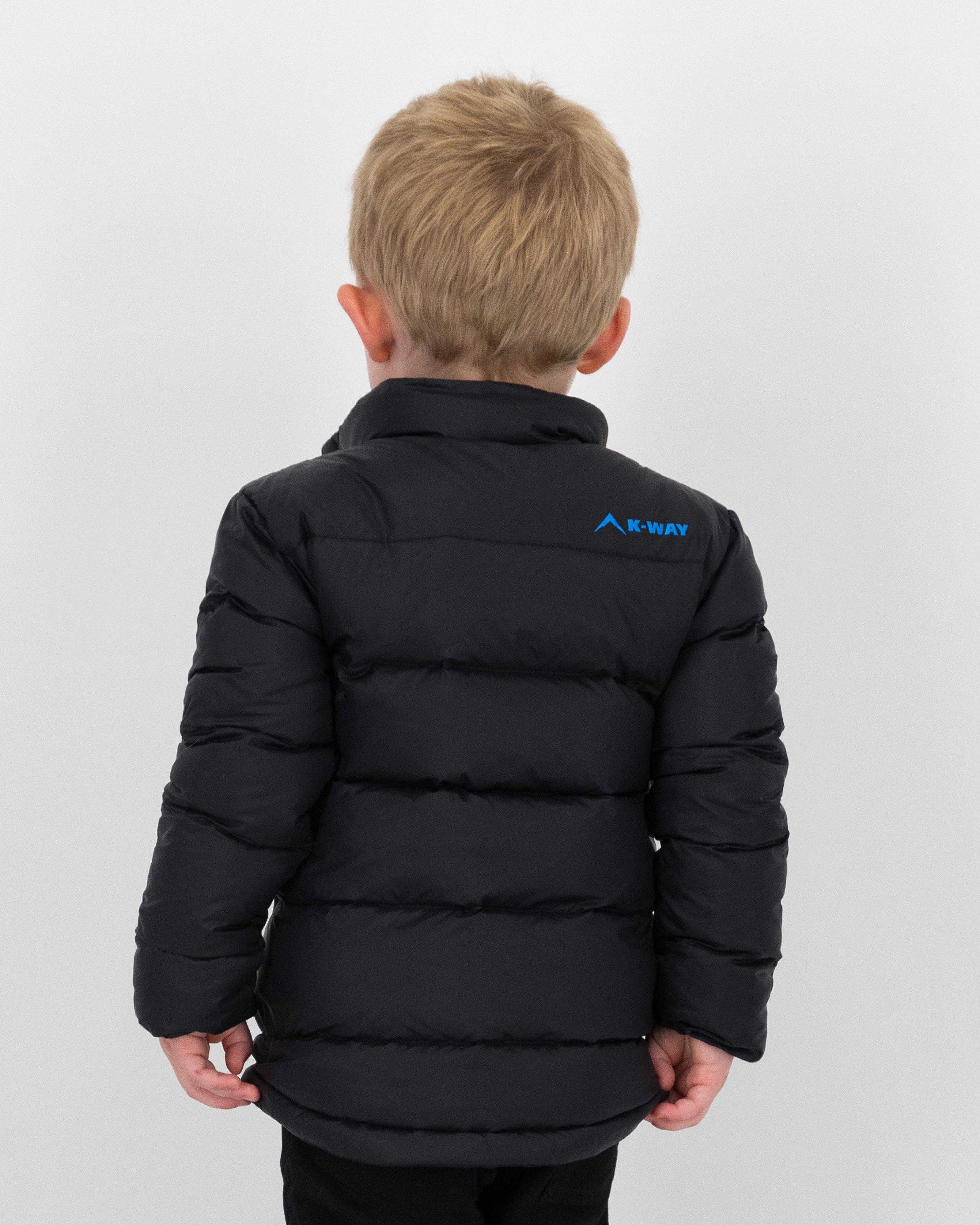 K-Way Kids Asher Down Puffer Jacket -  Black