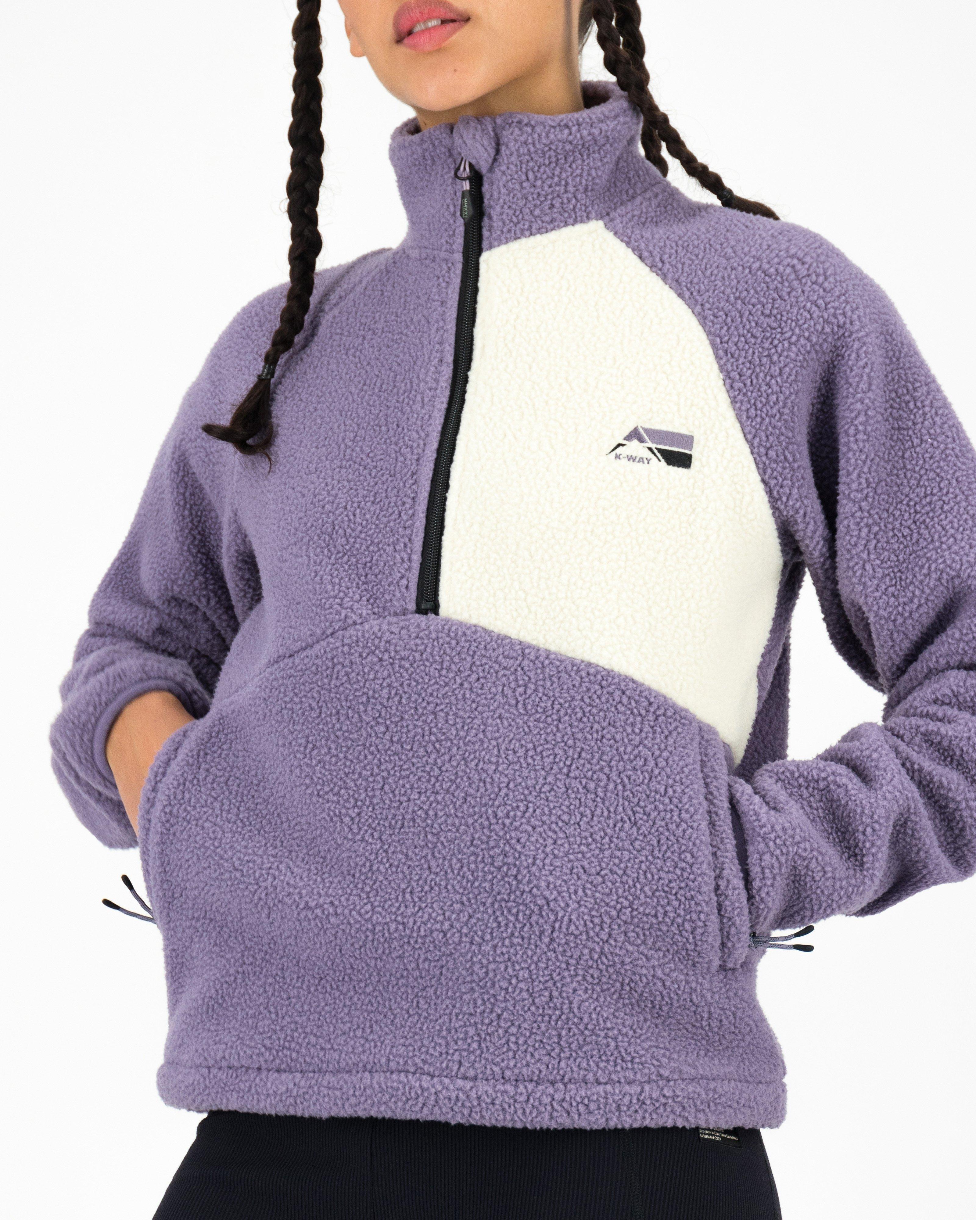 K-Way MMXXI Women’s Spectra Borg Fleece Top -  Purple