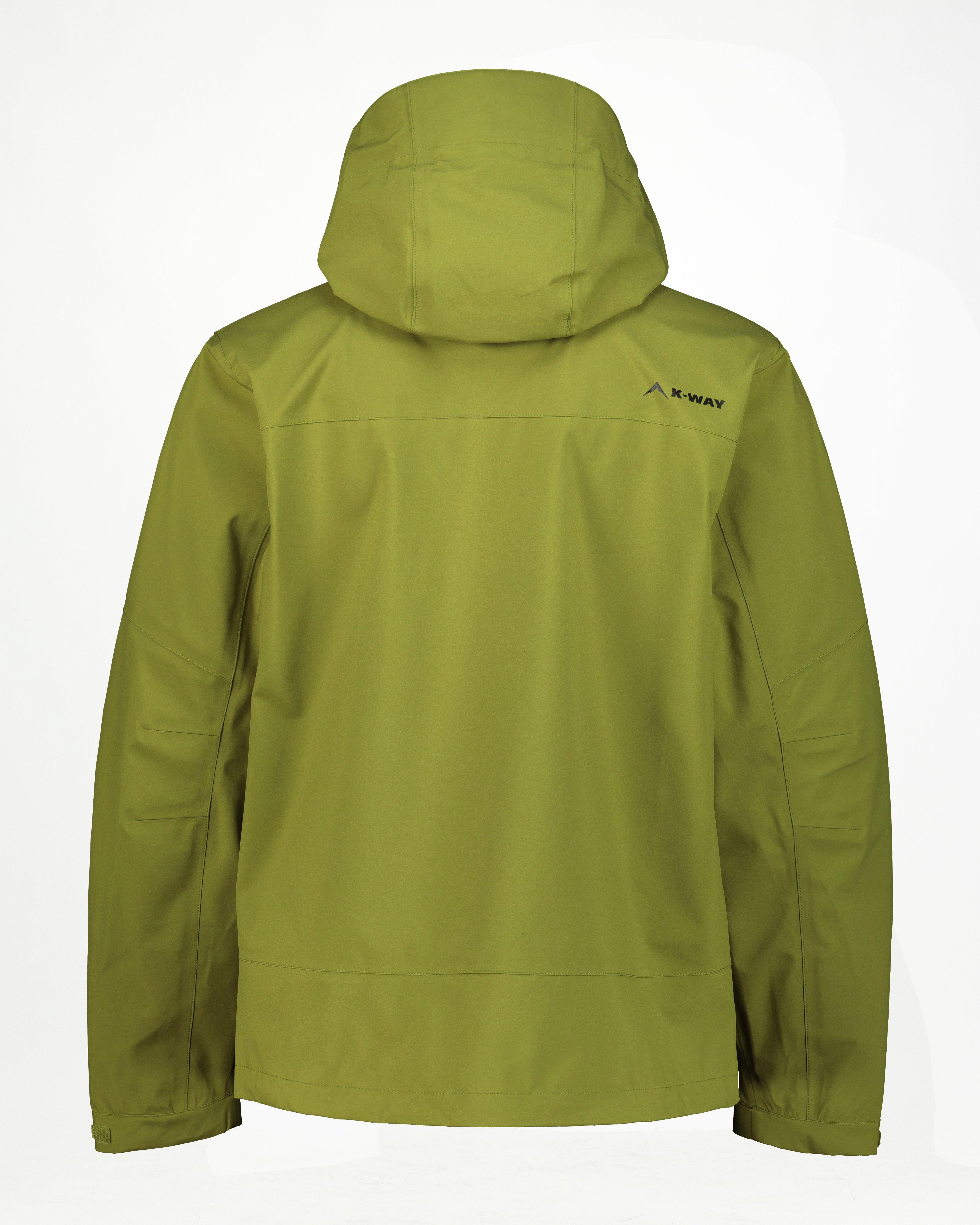 K-Way Men’s Virga 3L Shell Jacket -  Green