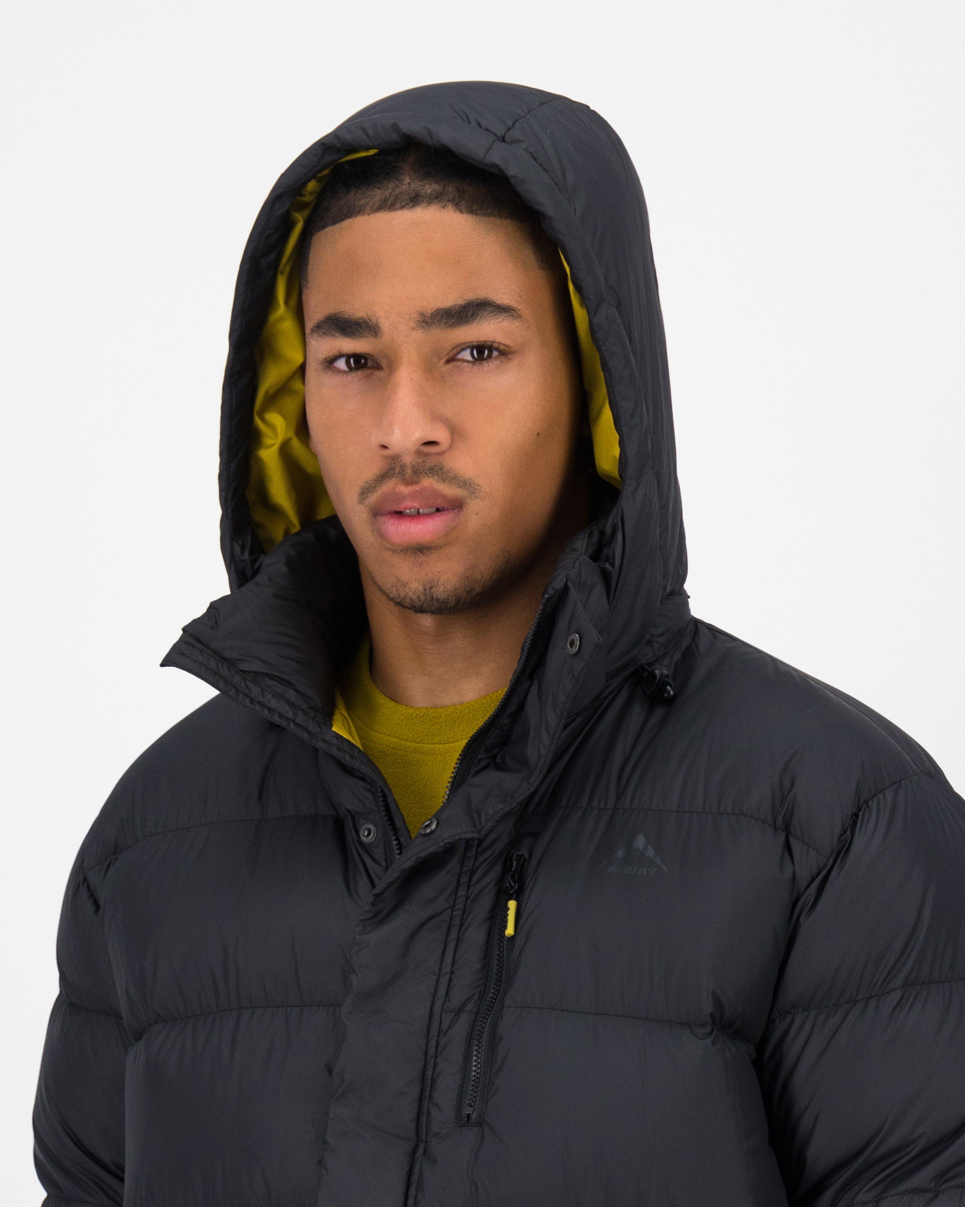 K-Way Men’s Lasso Down Puffer Jacket -  Black