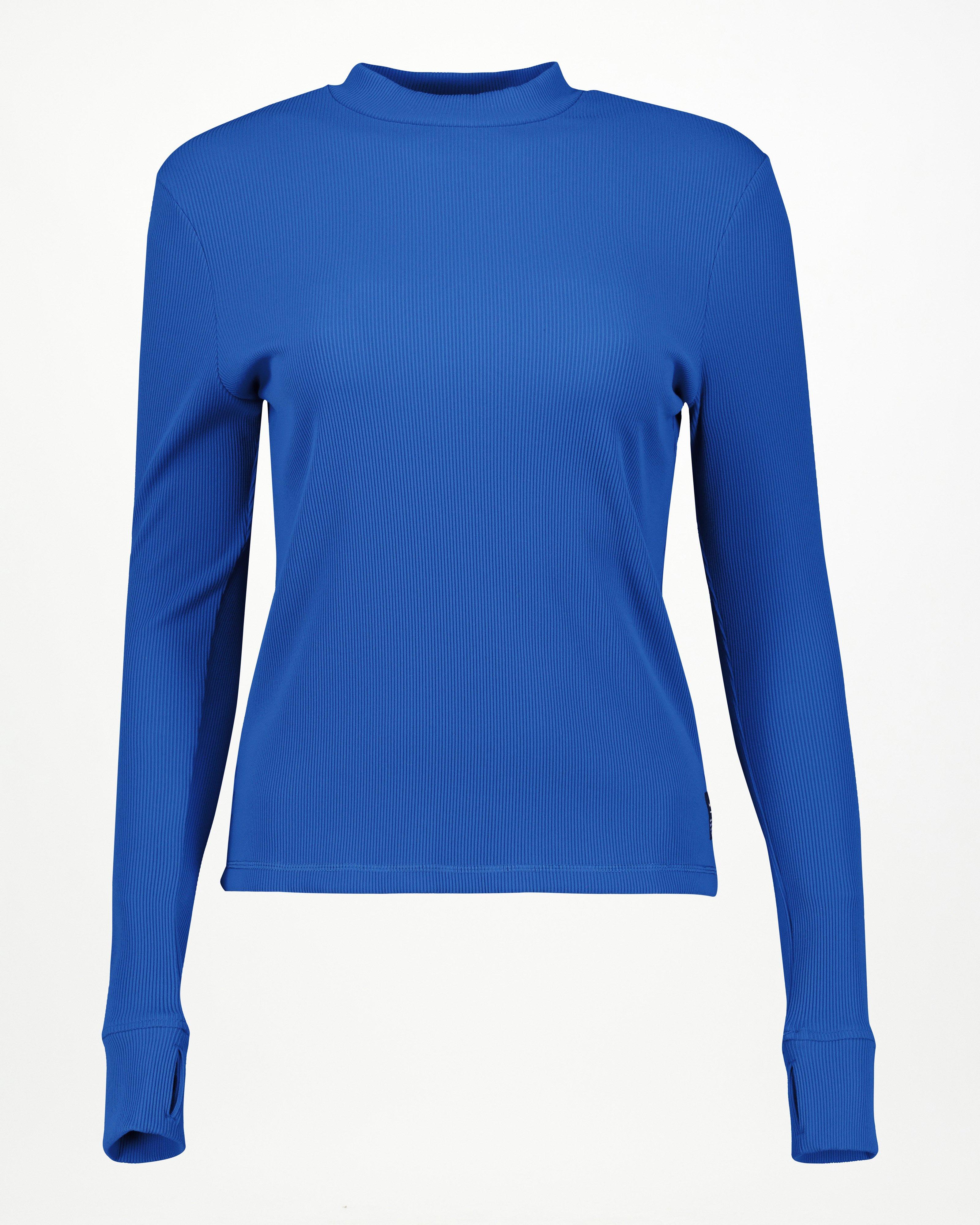 K-Way MMXXI Ultra Long Sleeve Rib T-shirt -  Blue