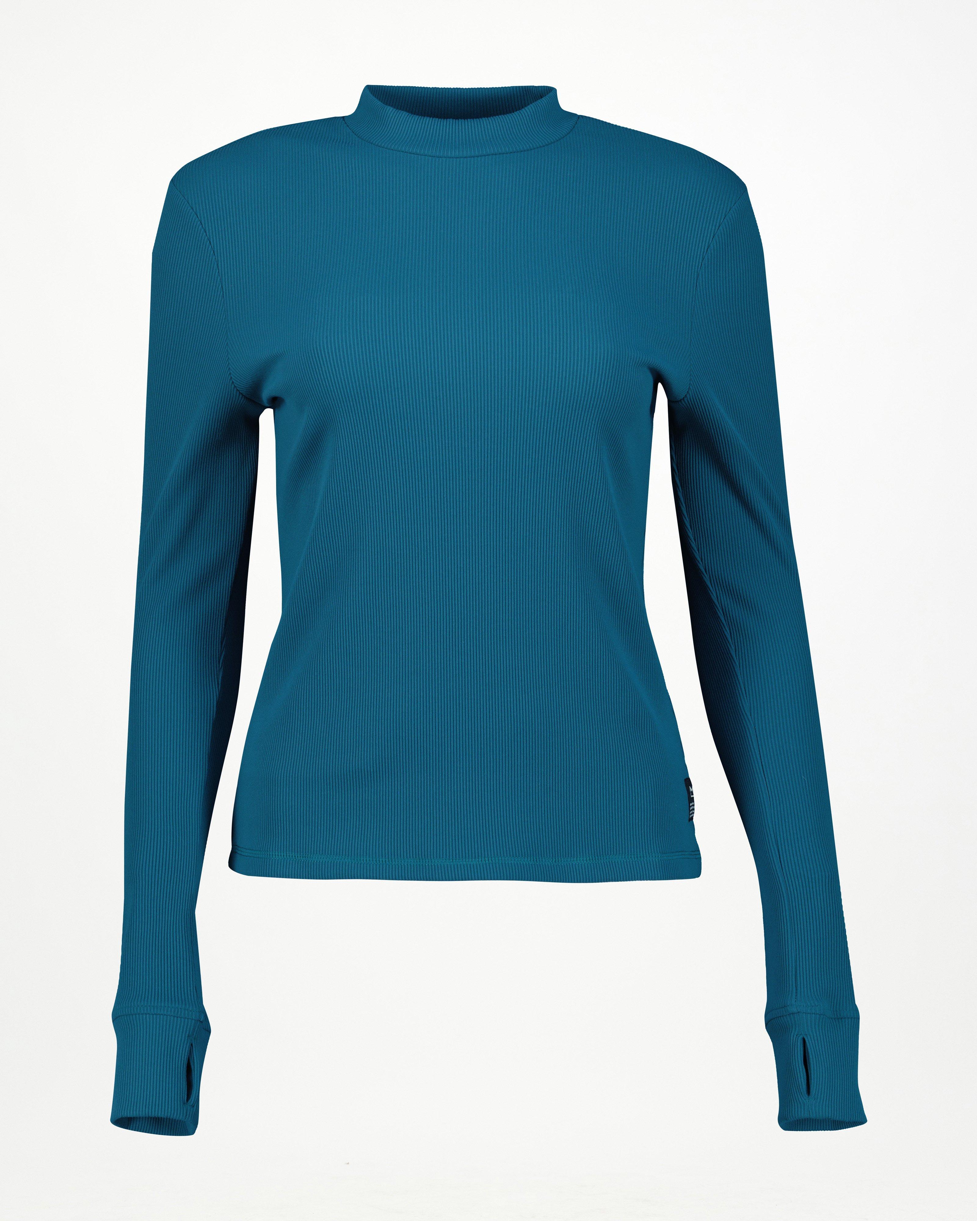 K-Way MMXXI Ultra Long Sleeve Rib T-shirt -  Teal