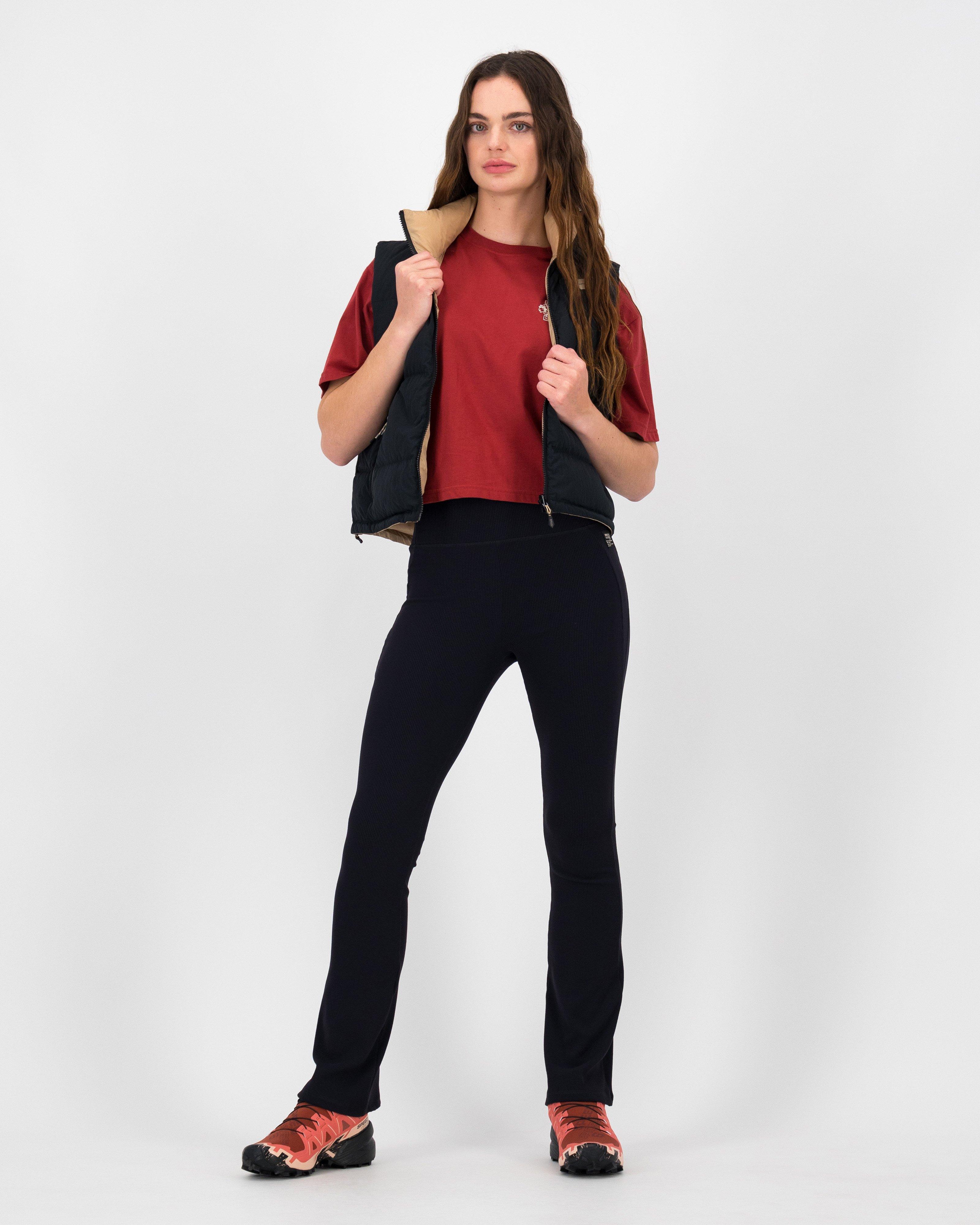 K-Way MMXXI Dynamic Flare Leggings -  Black