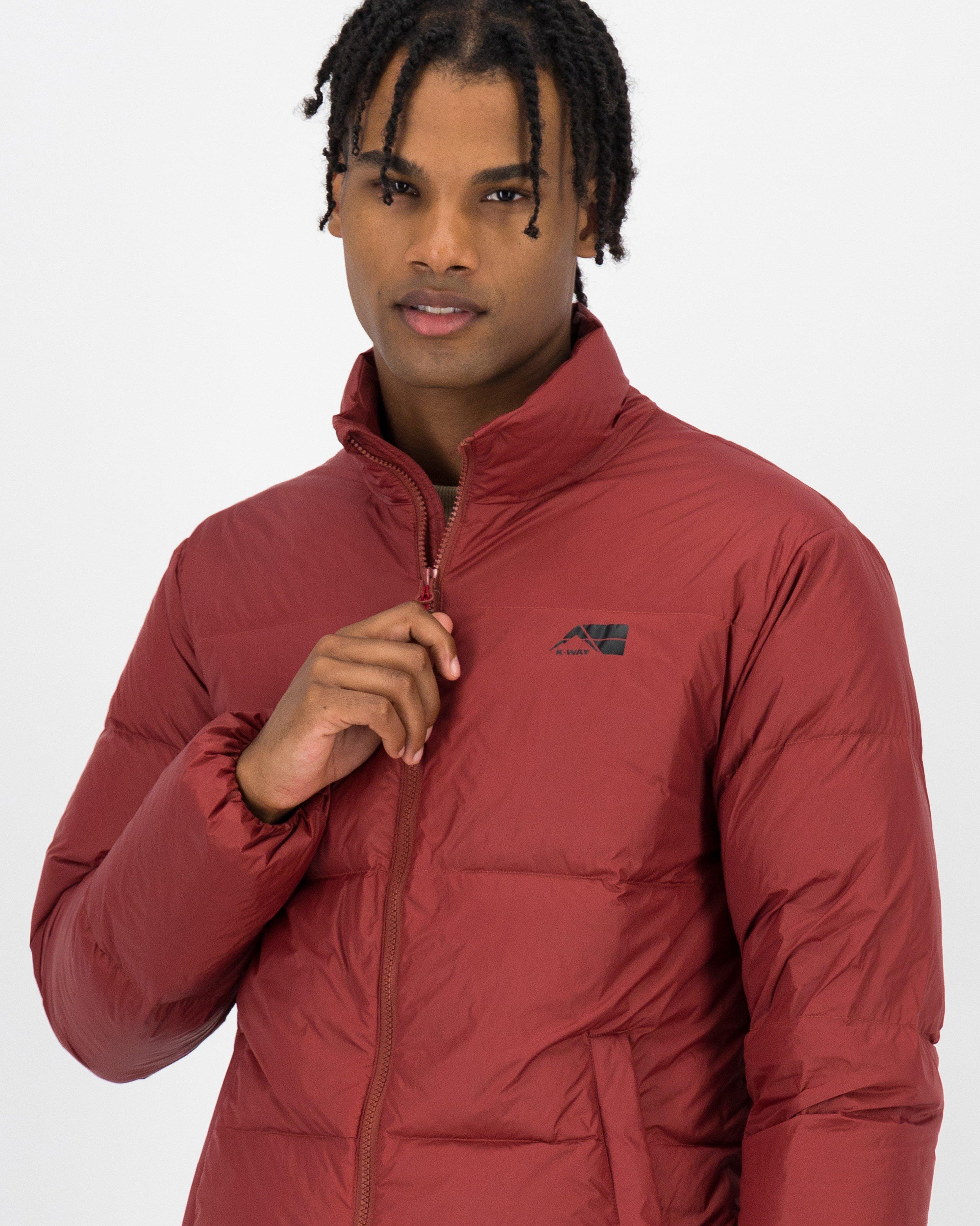 K-Way MMXXI Astro Wide Channel Down Puffer Jacket -  Rust