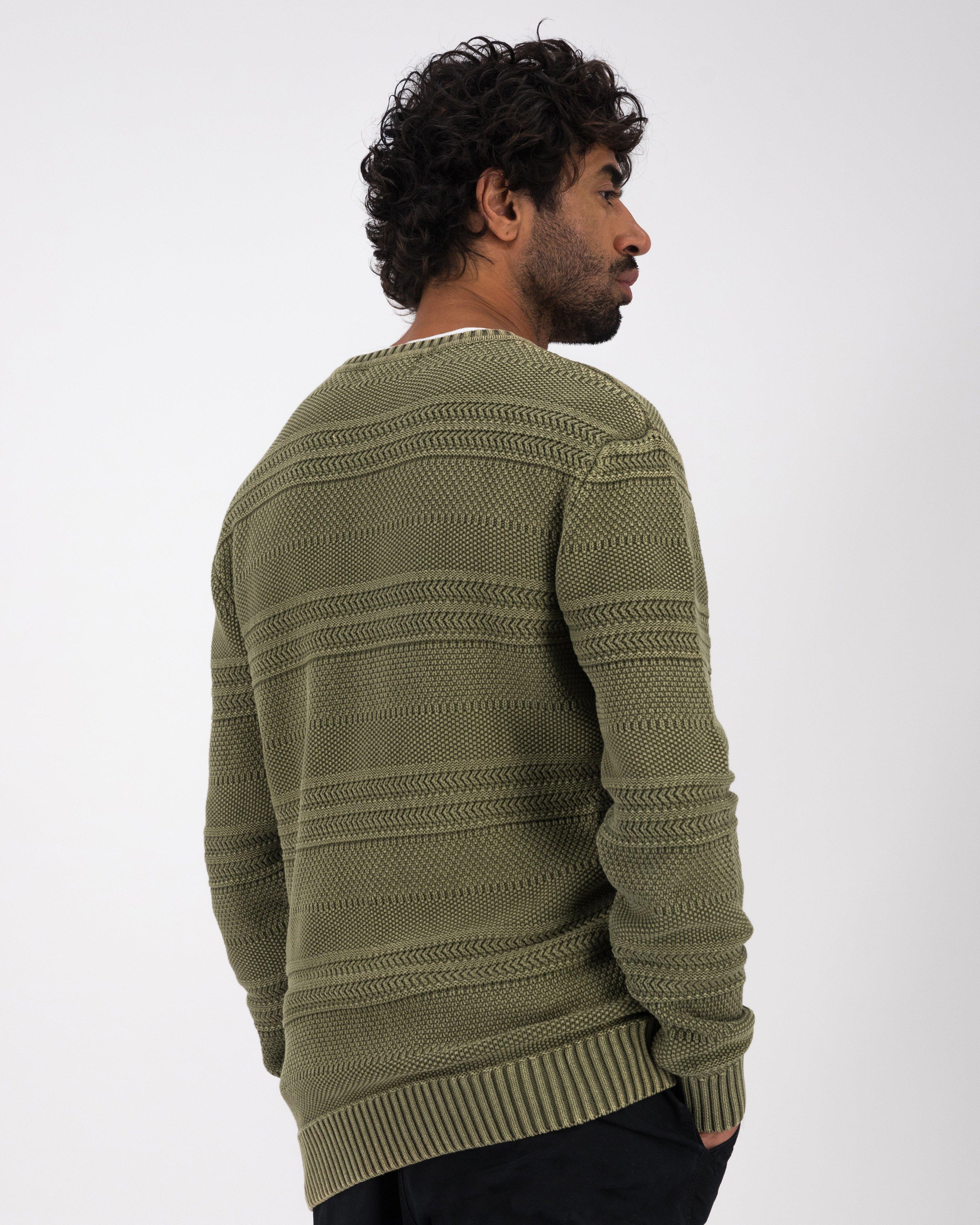 Men’s Thabo Acid Wash Knit | Old Khaki