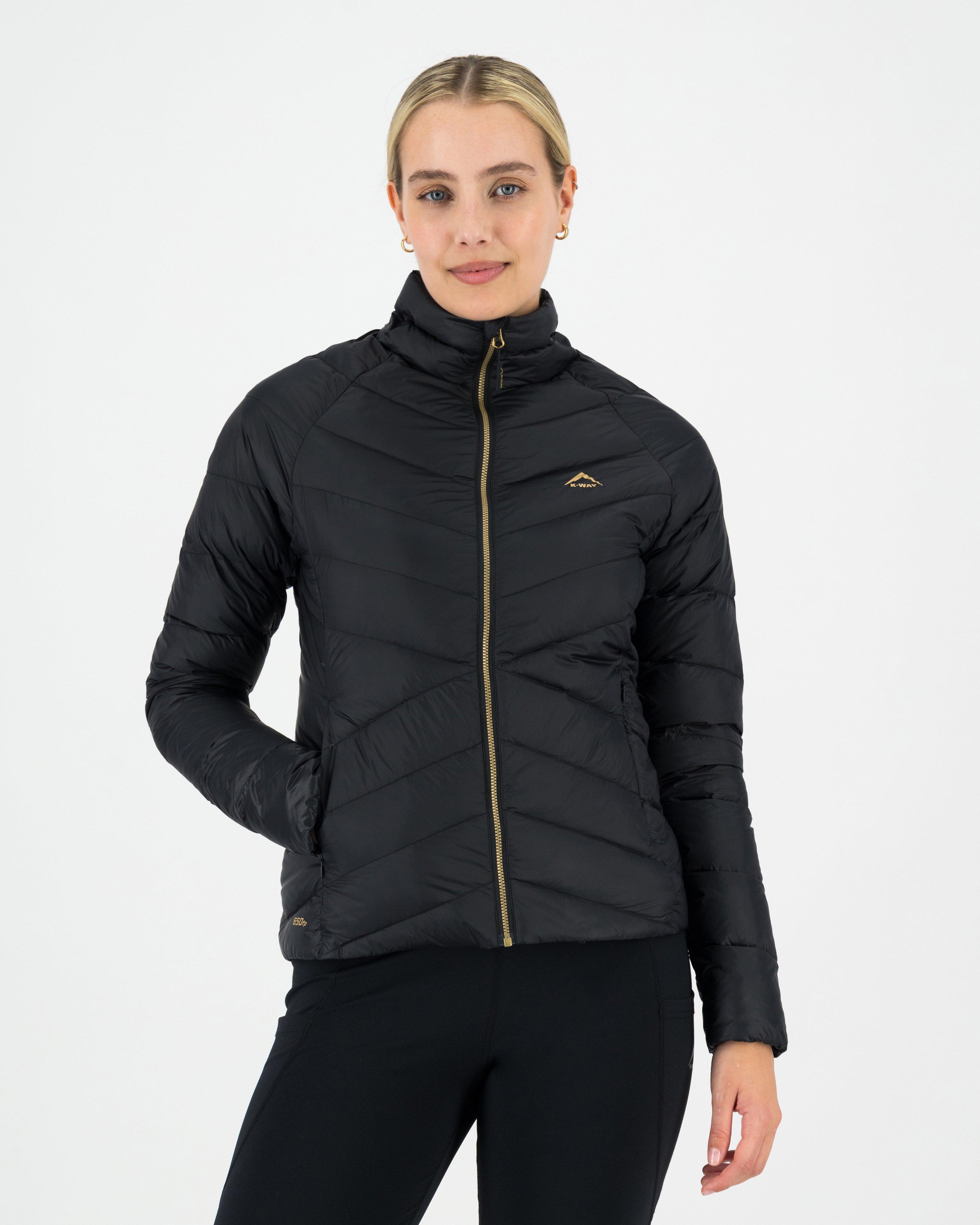 K-Way Women’s Sky Down Puffer Jacket -  Black