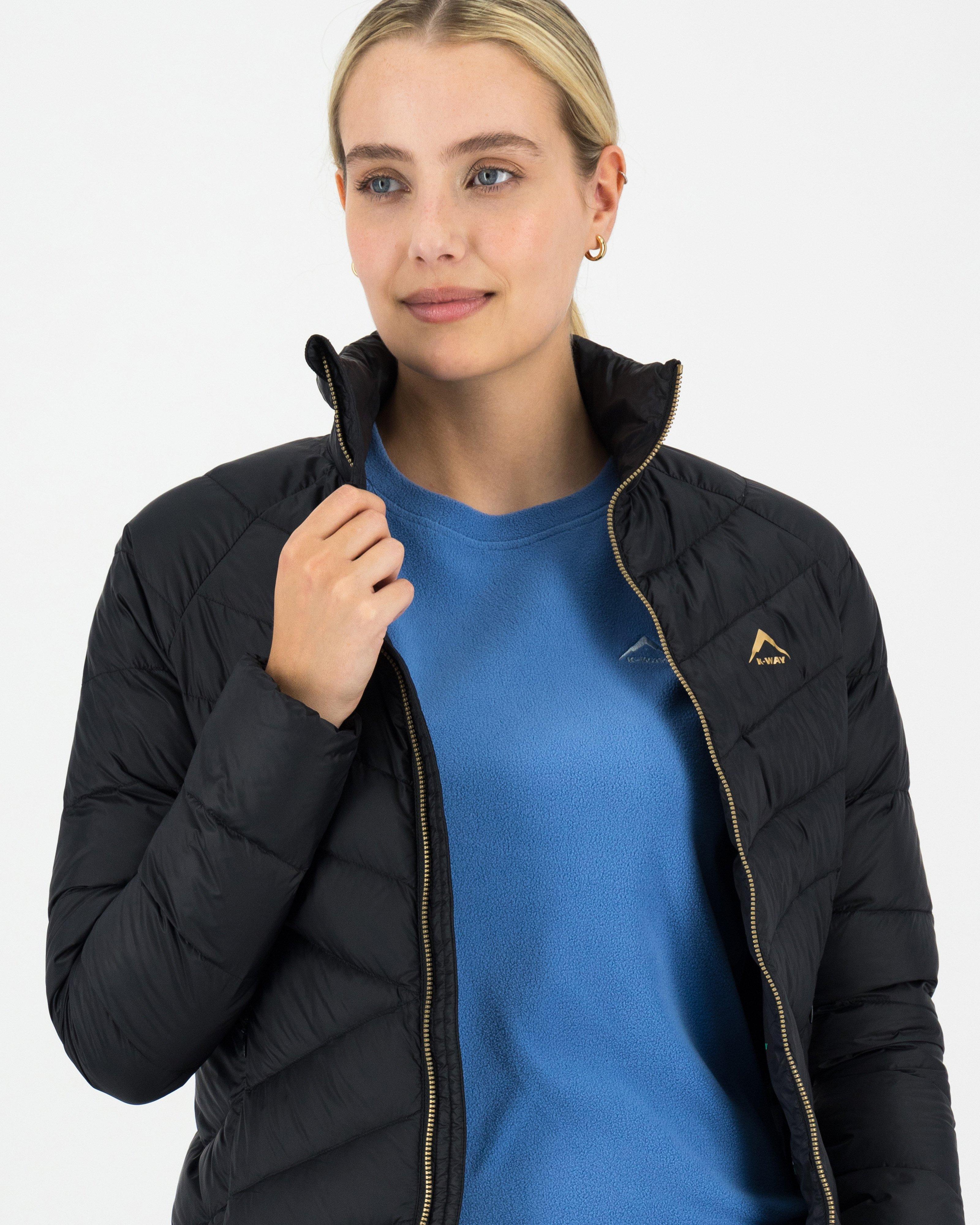 K-Way Women’s Sky Down Puffer Jacket -  Black