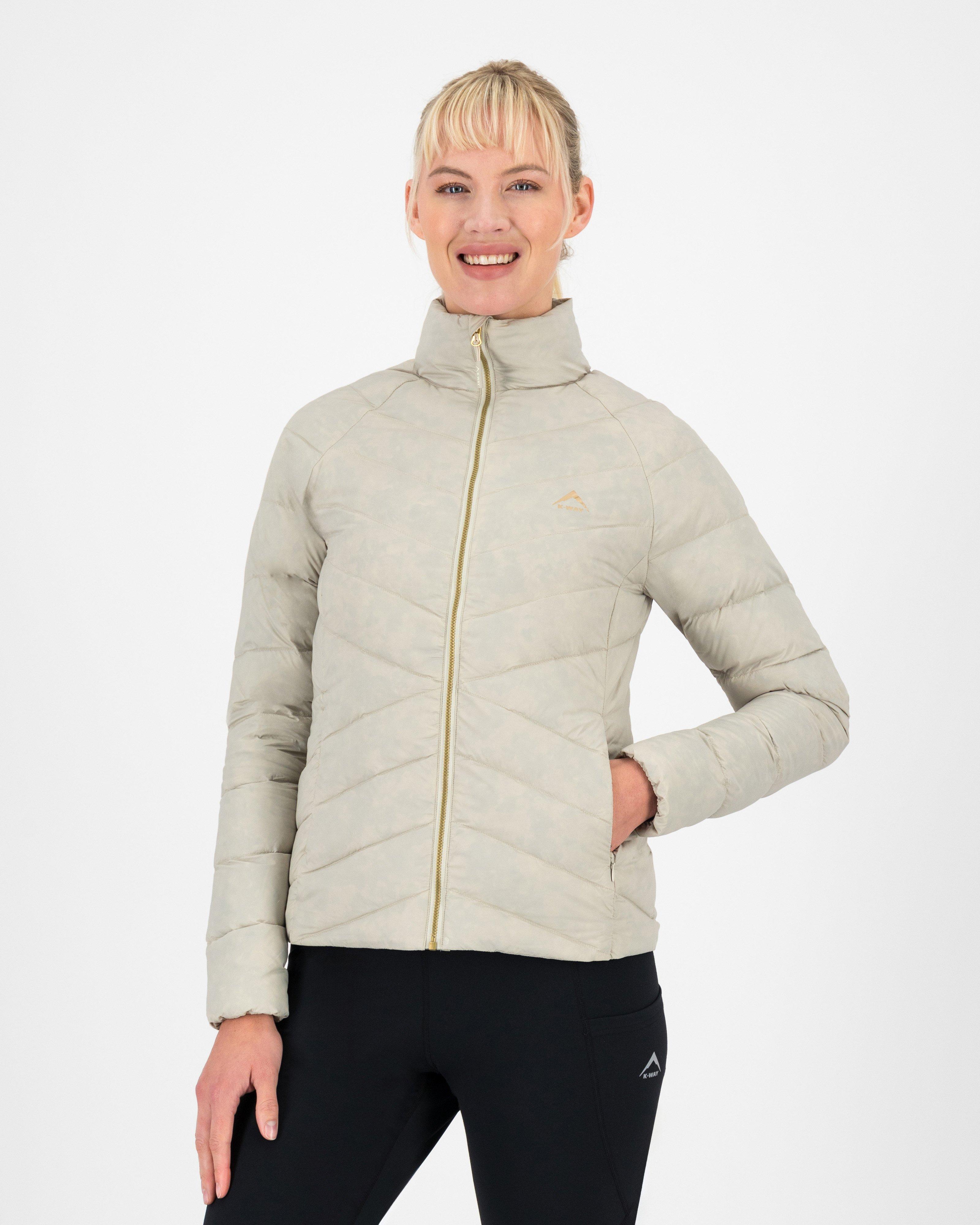 K-Way Women’s Sky Down Puffer Jacket -  Stone