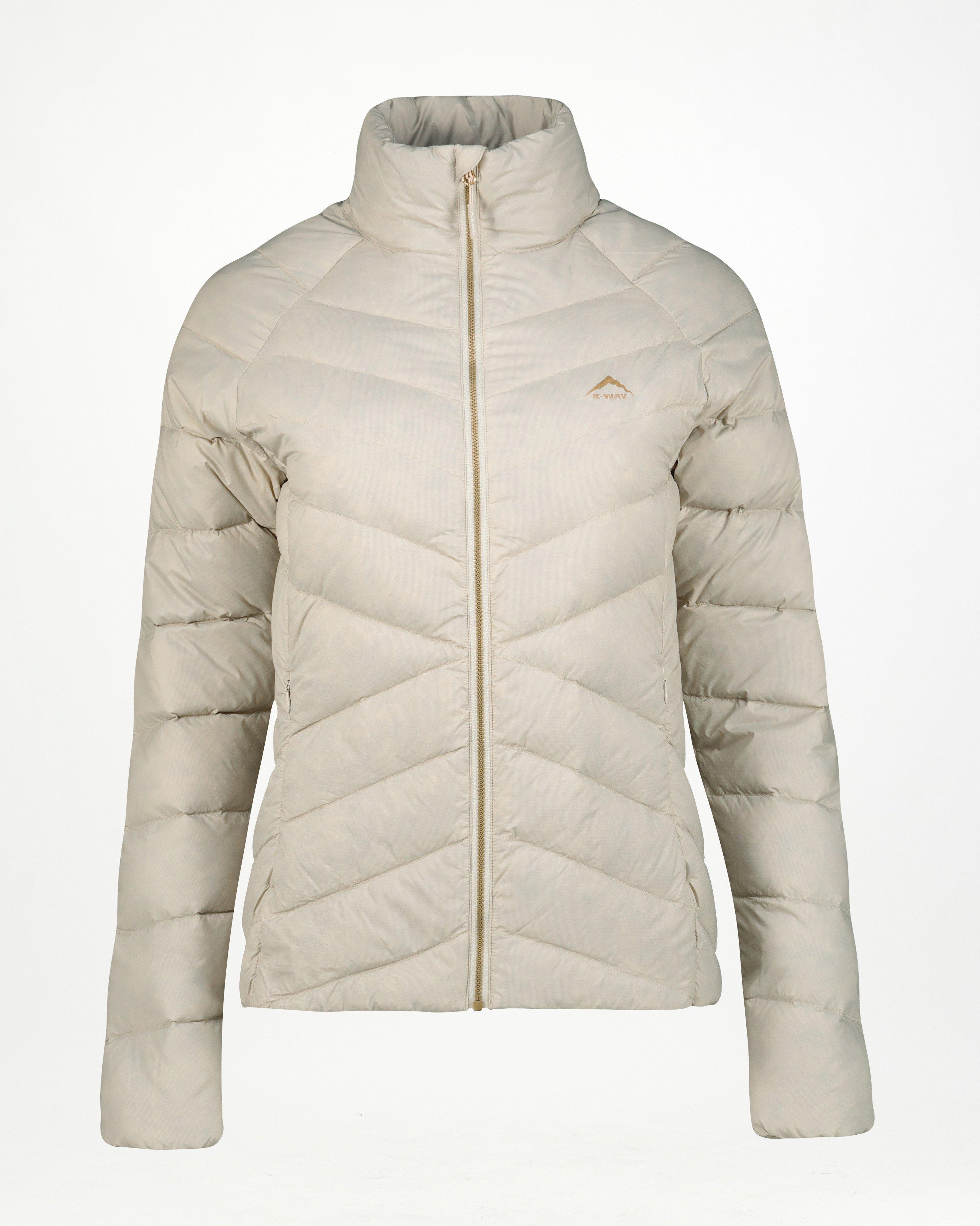 K-Way Women’s Sky Down Puffer Jacket -  Stone