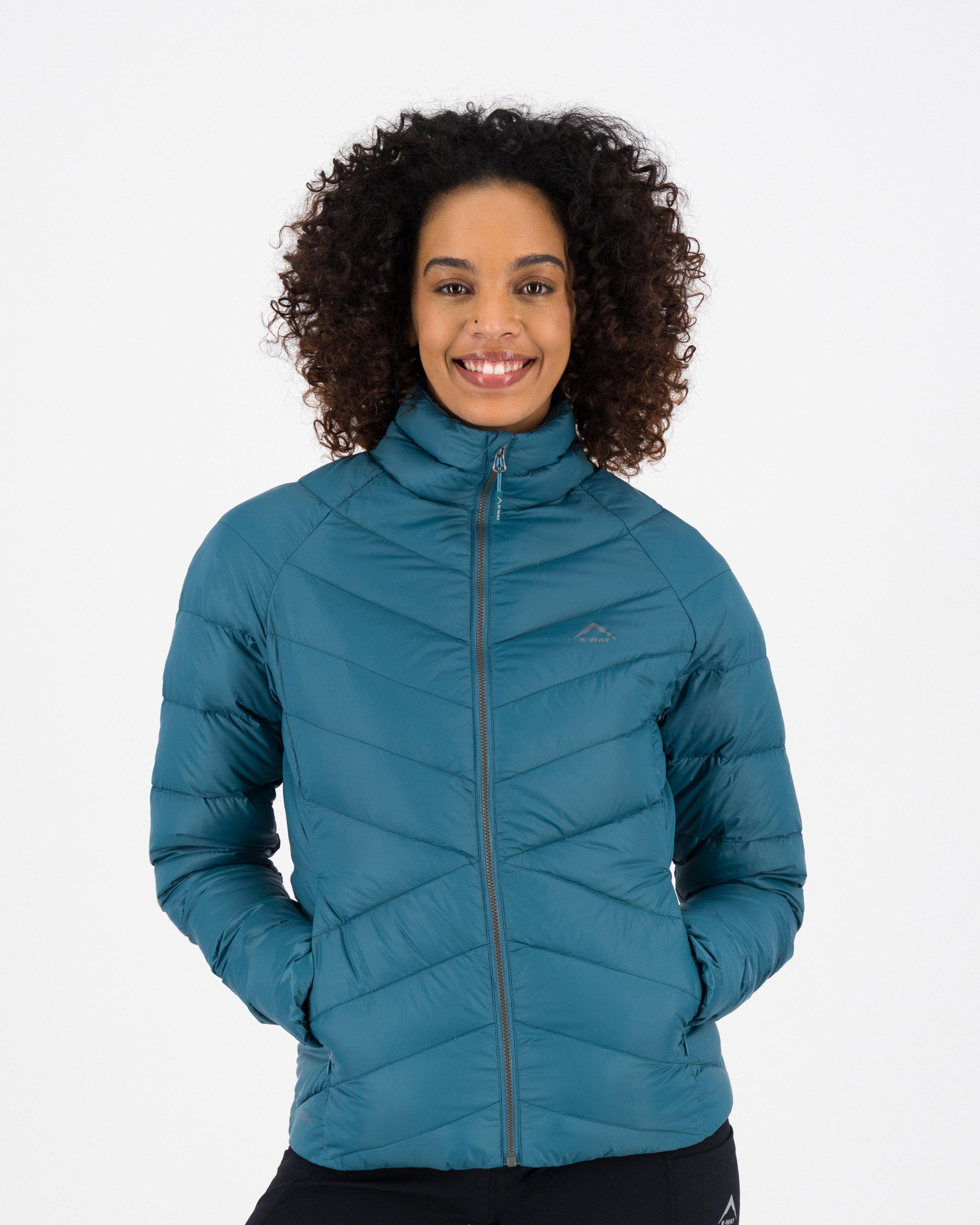 K-Way Women’s Sky Down Puffer Jacket -  Teal