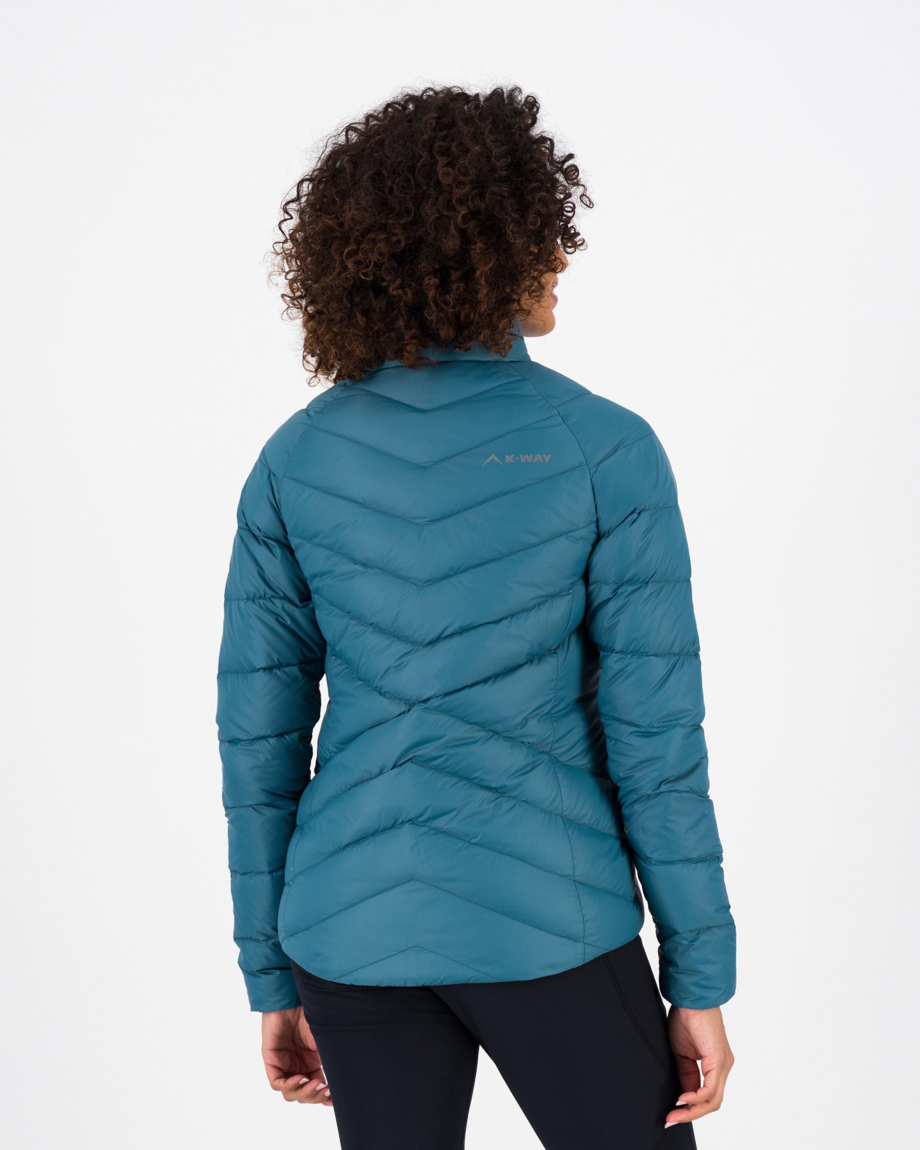 K-Way Women’s Sky Down Puffer Jacket -  Teal