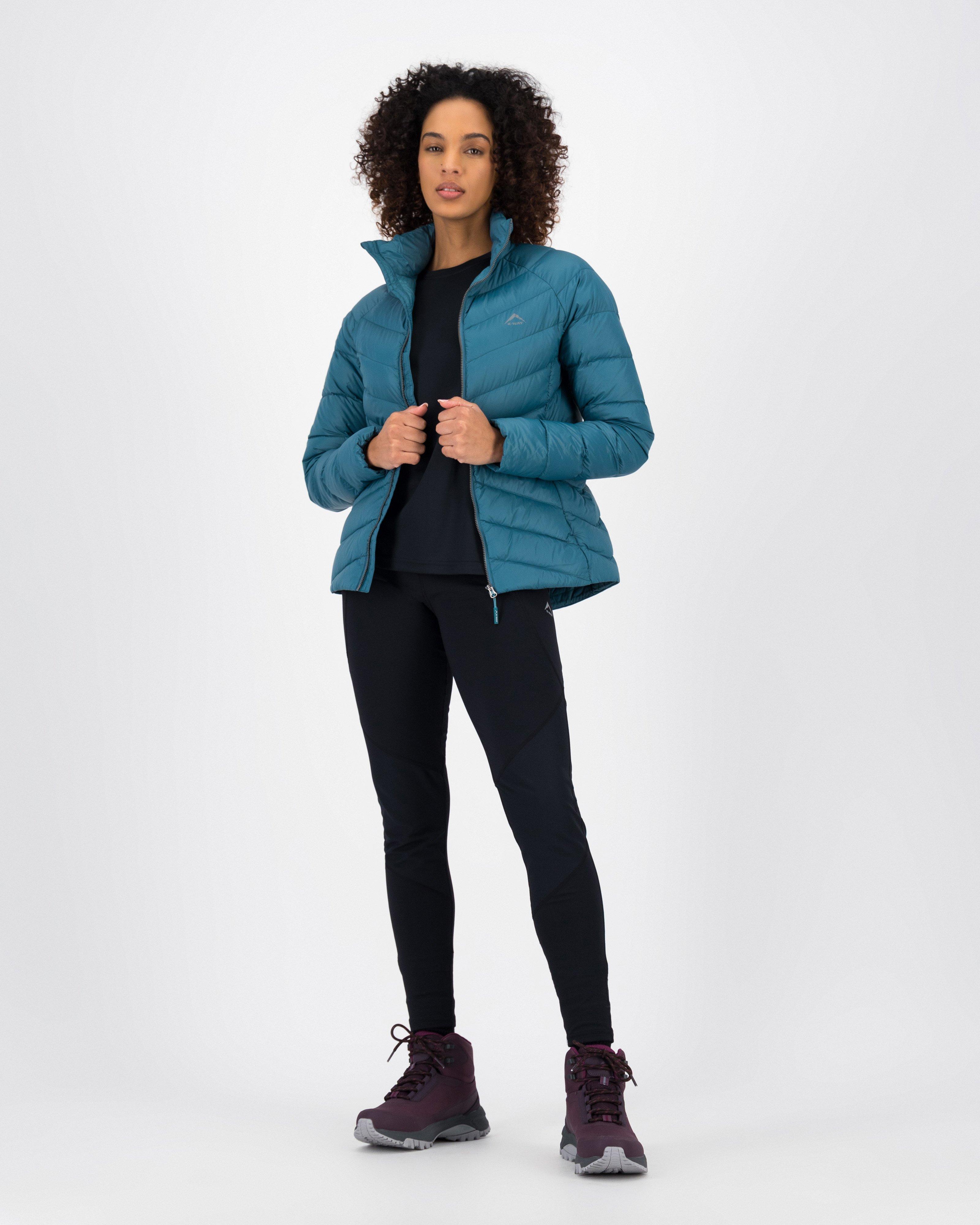 K-Way Women’s Sky Down Puffer Jacket -  Teal