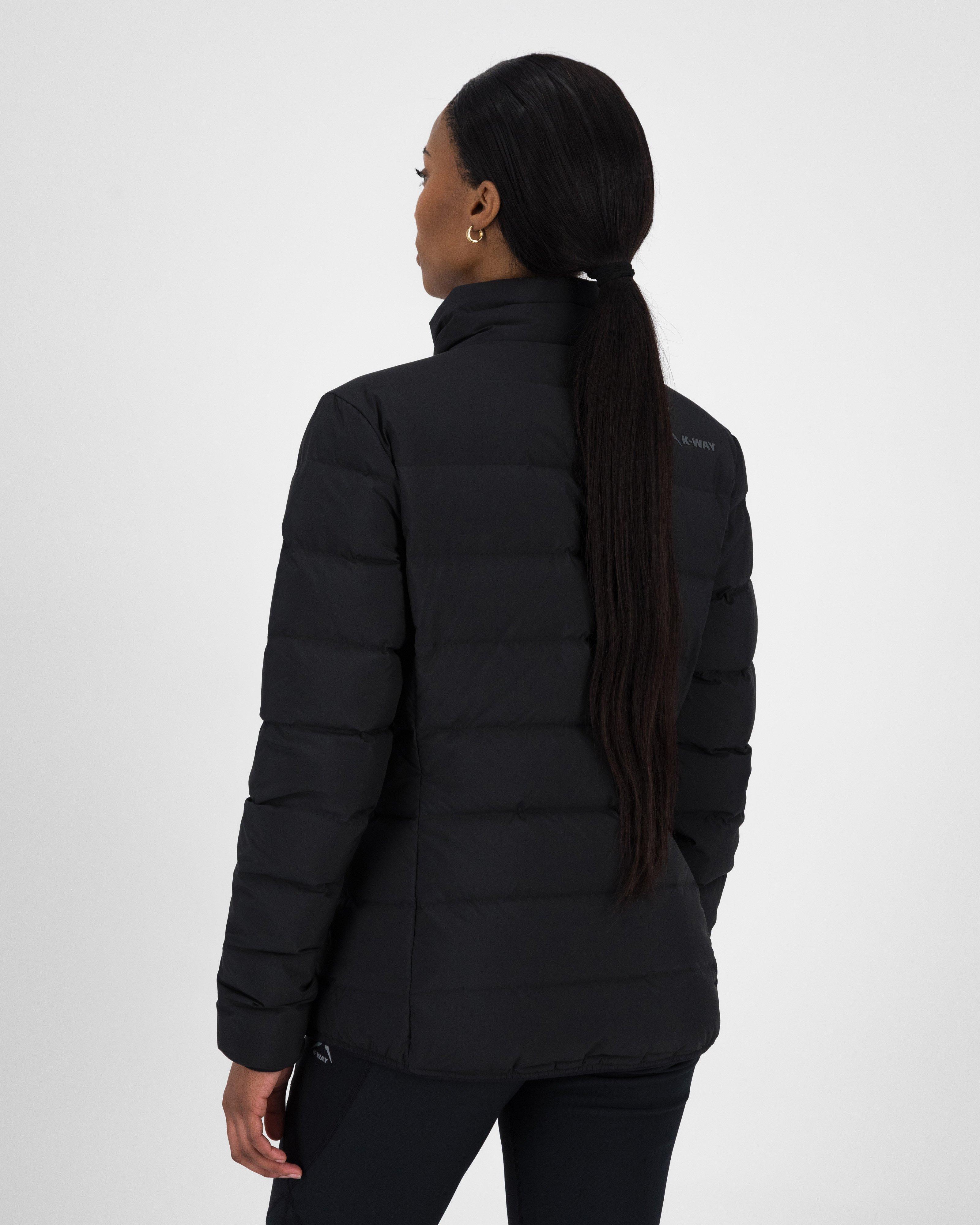 K-Way Women’s Everglade Down Puffer Jacket -  Black