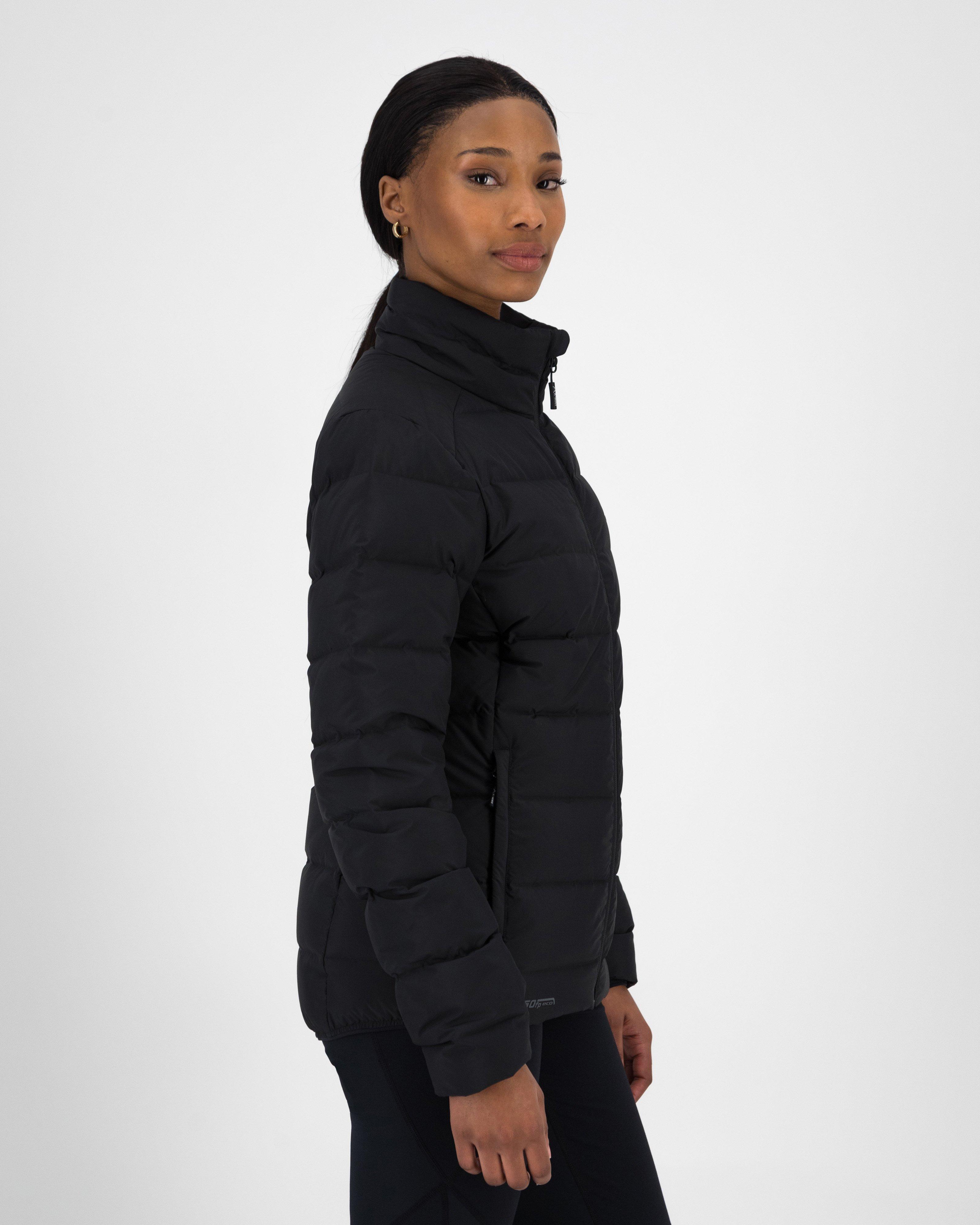 K-Way Women’s Everglade Down Puffer Jacket -  Black