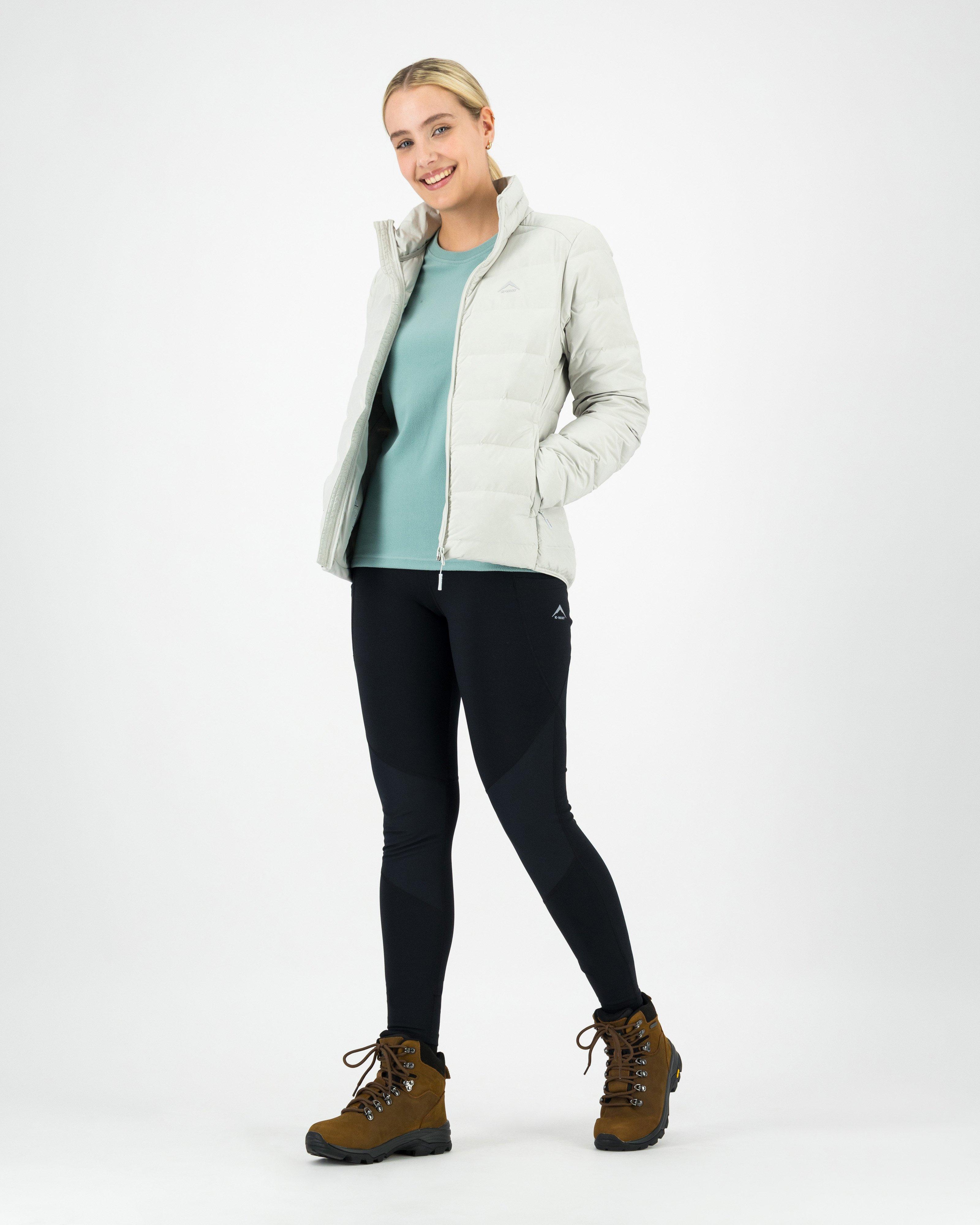 K-Way Women’s Everglade Down Puffer Jacket -  Silver