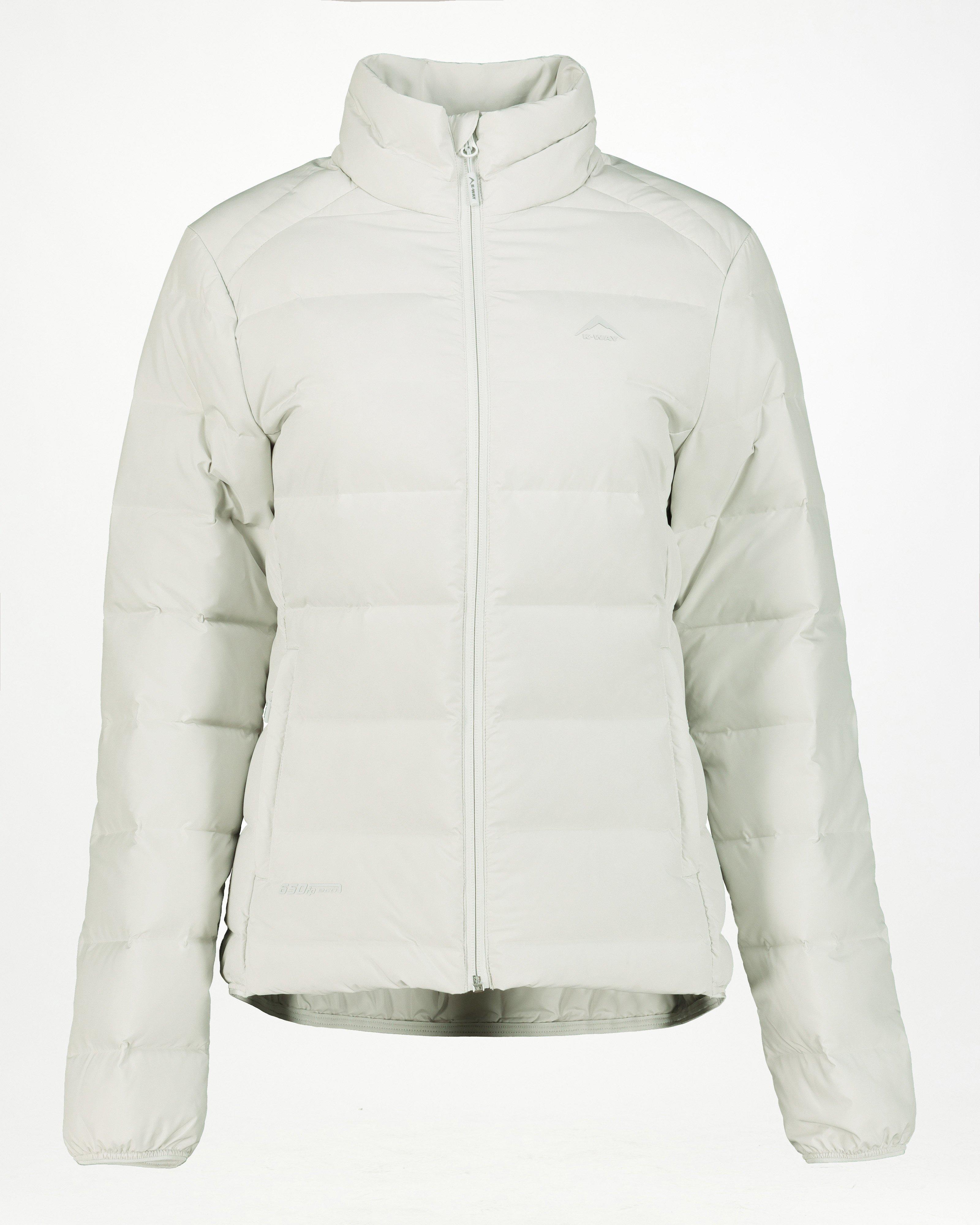 K-Way Women’s Everglade Down Puffer Jacket -  Silver