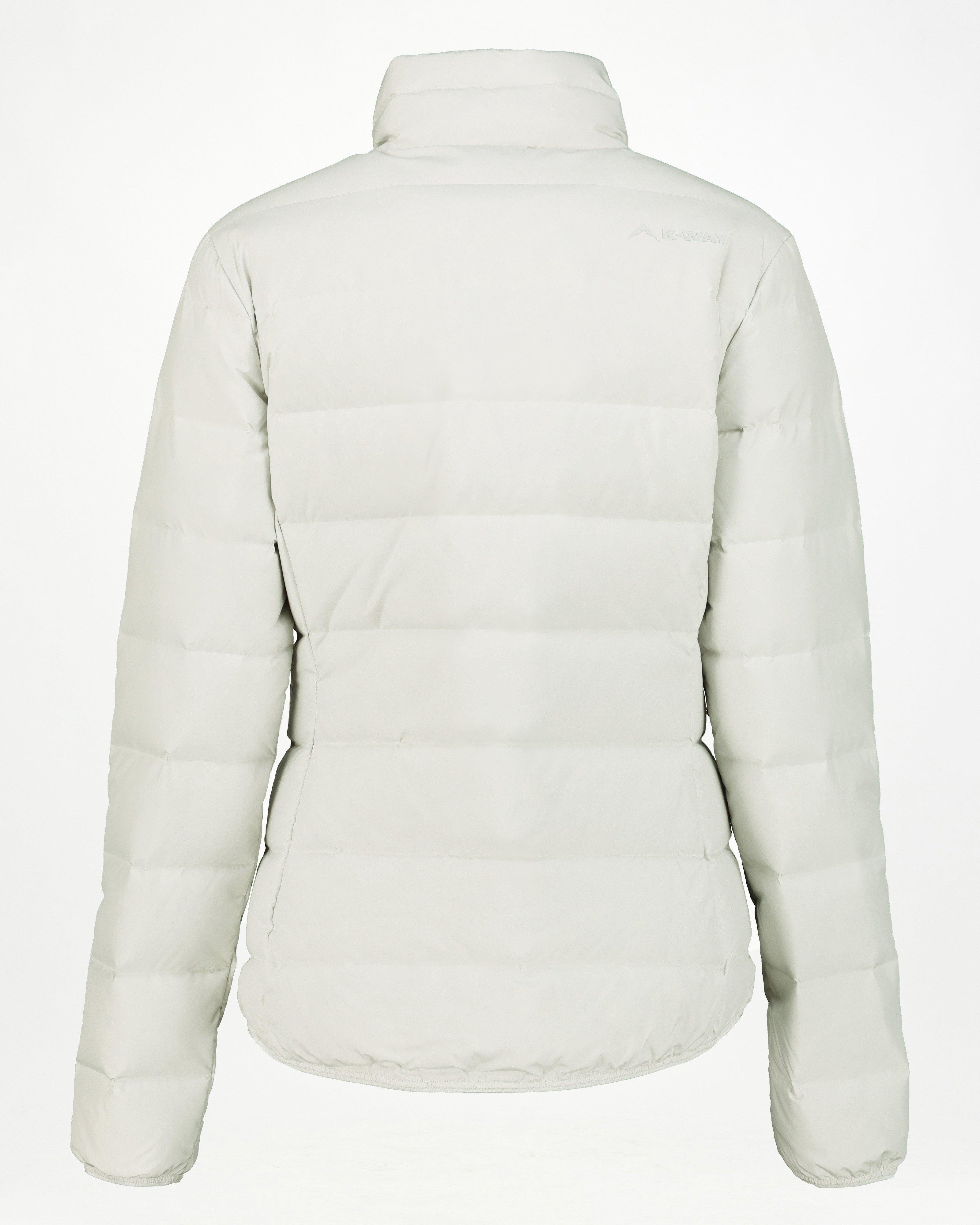 K-Way Women’s Everglade Down Puffer Jacket -  Silver