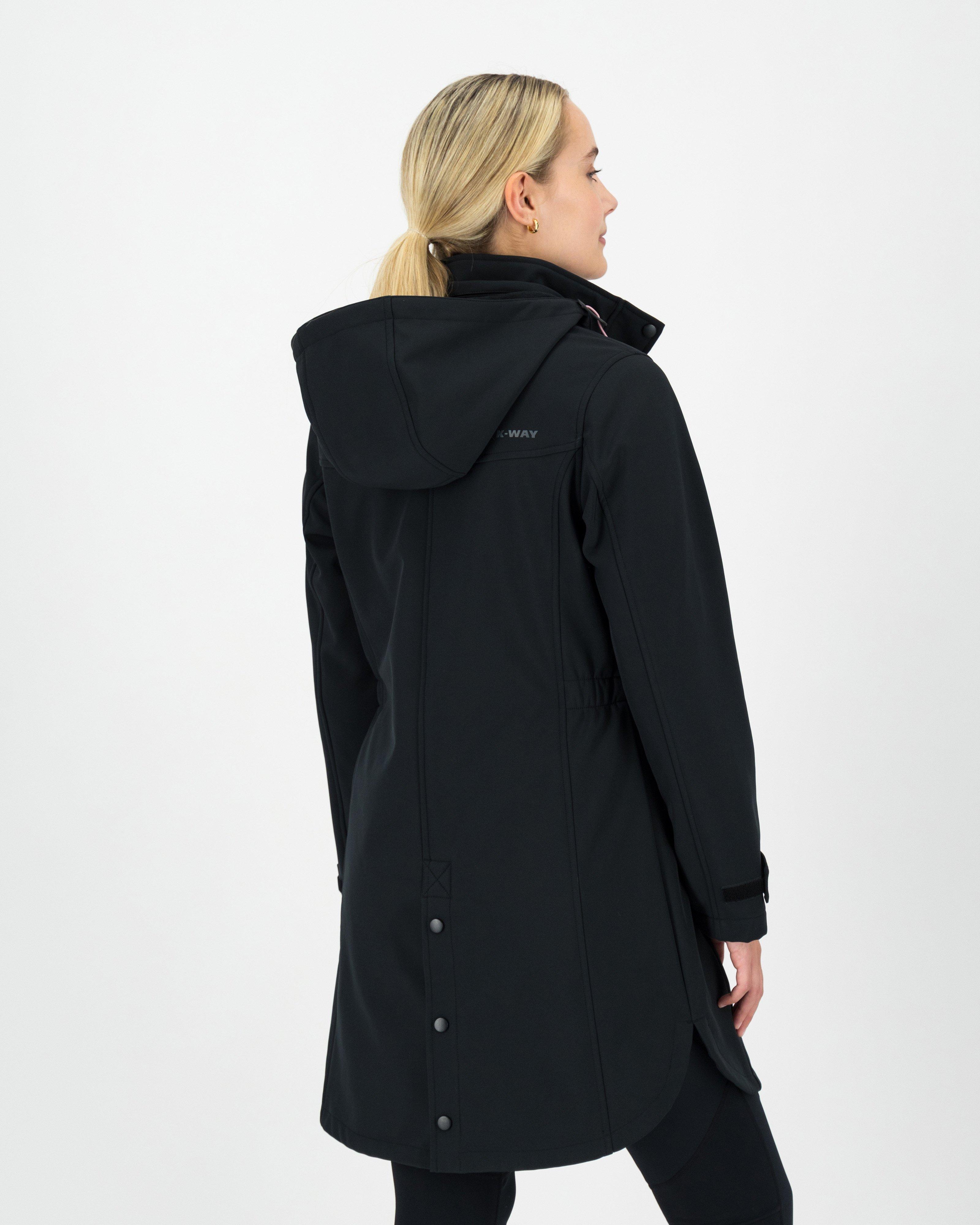 K-Way Women’s Acadia Softshell Coat -  Black