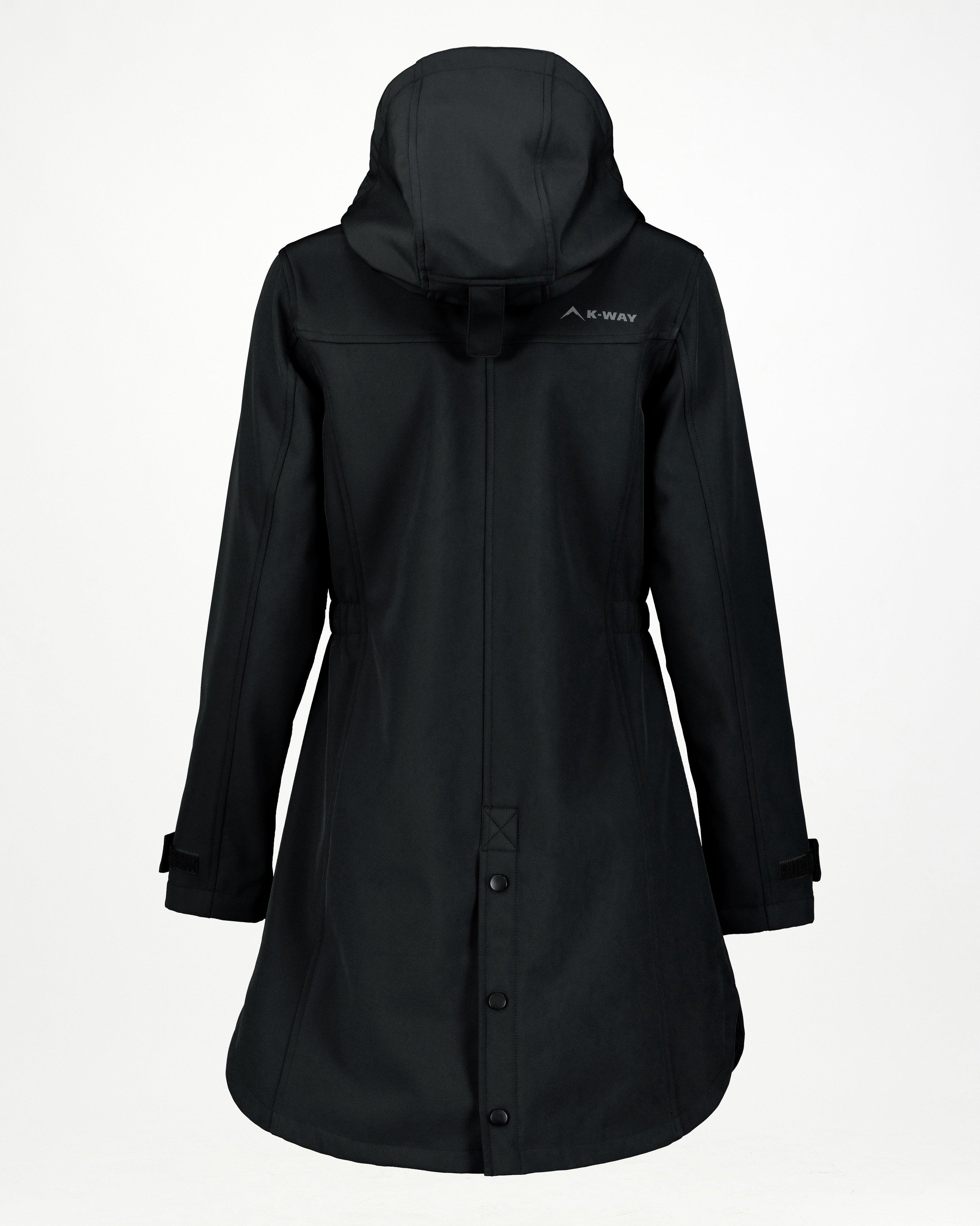 K-Way Women’s Acadia Softshell Coat -  Black