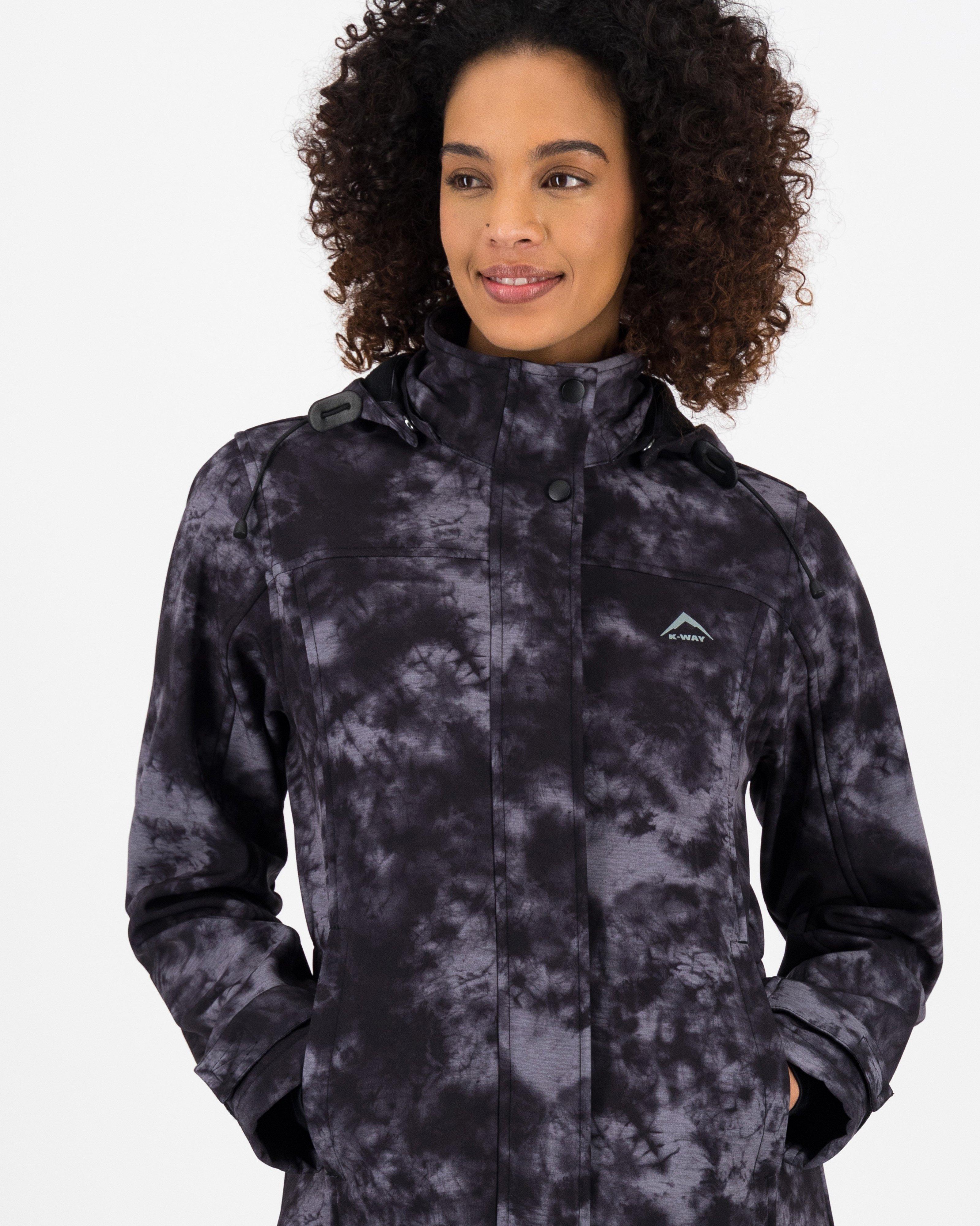 K-Way Women’s Acadia Softshell Coat -  Dark Charcoal