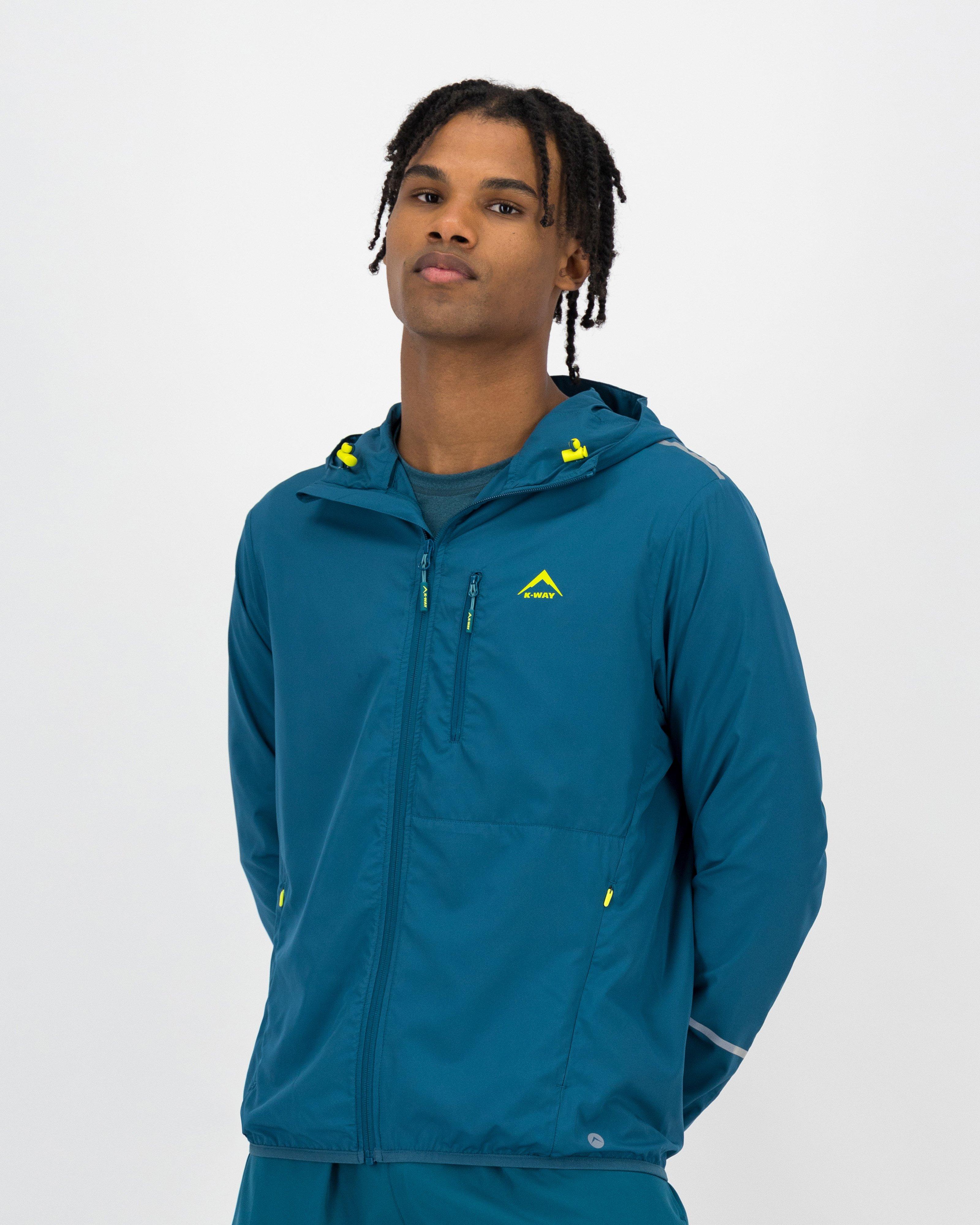 K-Way Pulse Men’s Flex Windbreaker Jacket  -  Dark Green