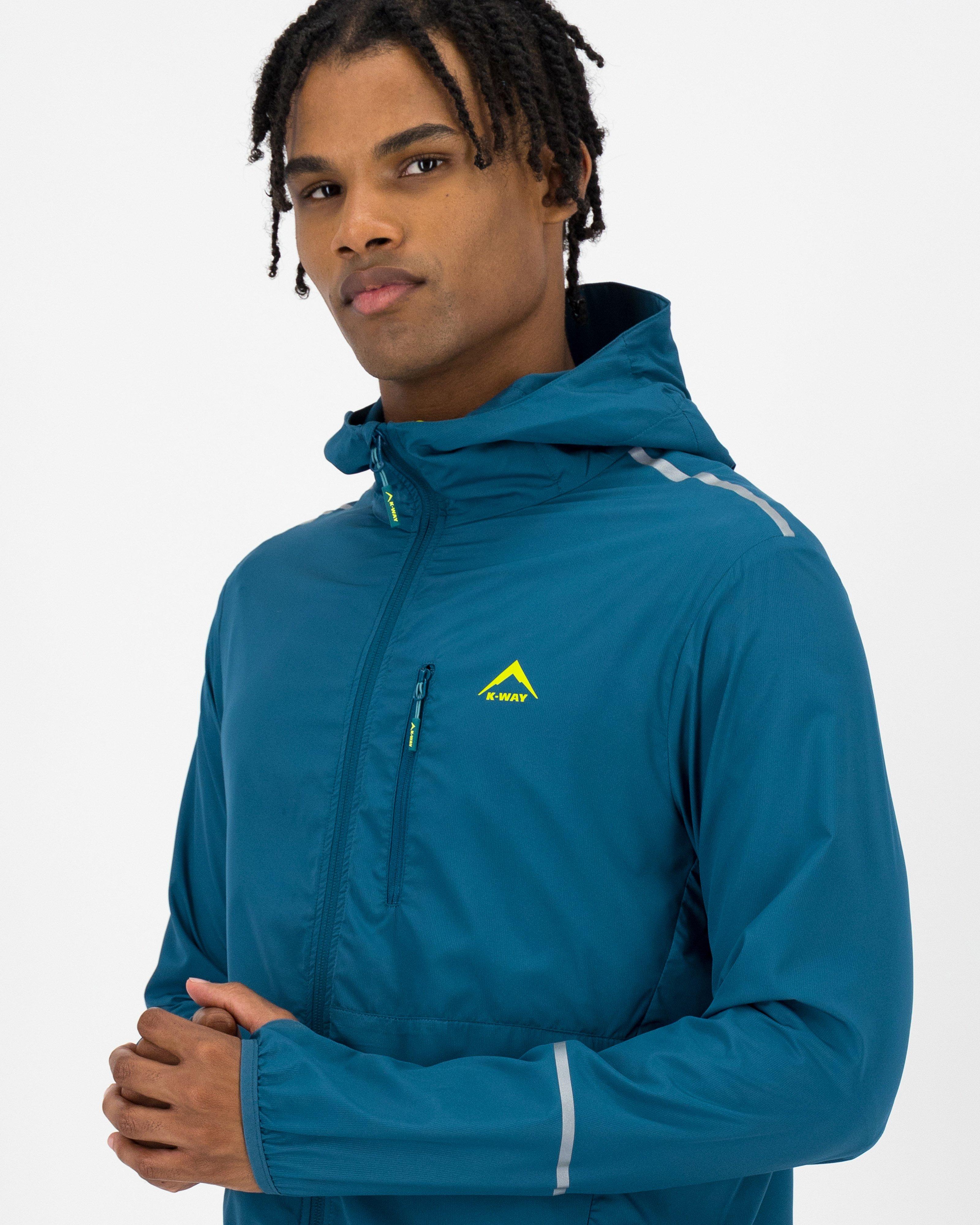 K-Way Pulse Men’s Flex Windbreaker Jacket  -  Dark Green