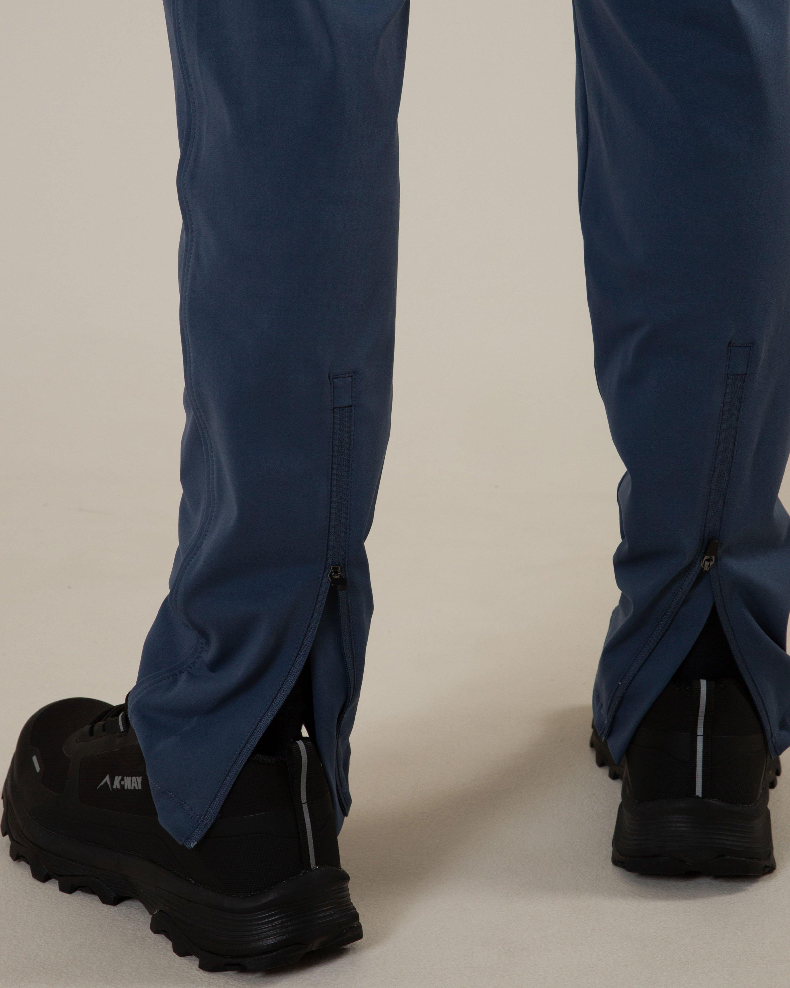 K-Way Pulse Men’s Flex Running Pants -  Mid Blue