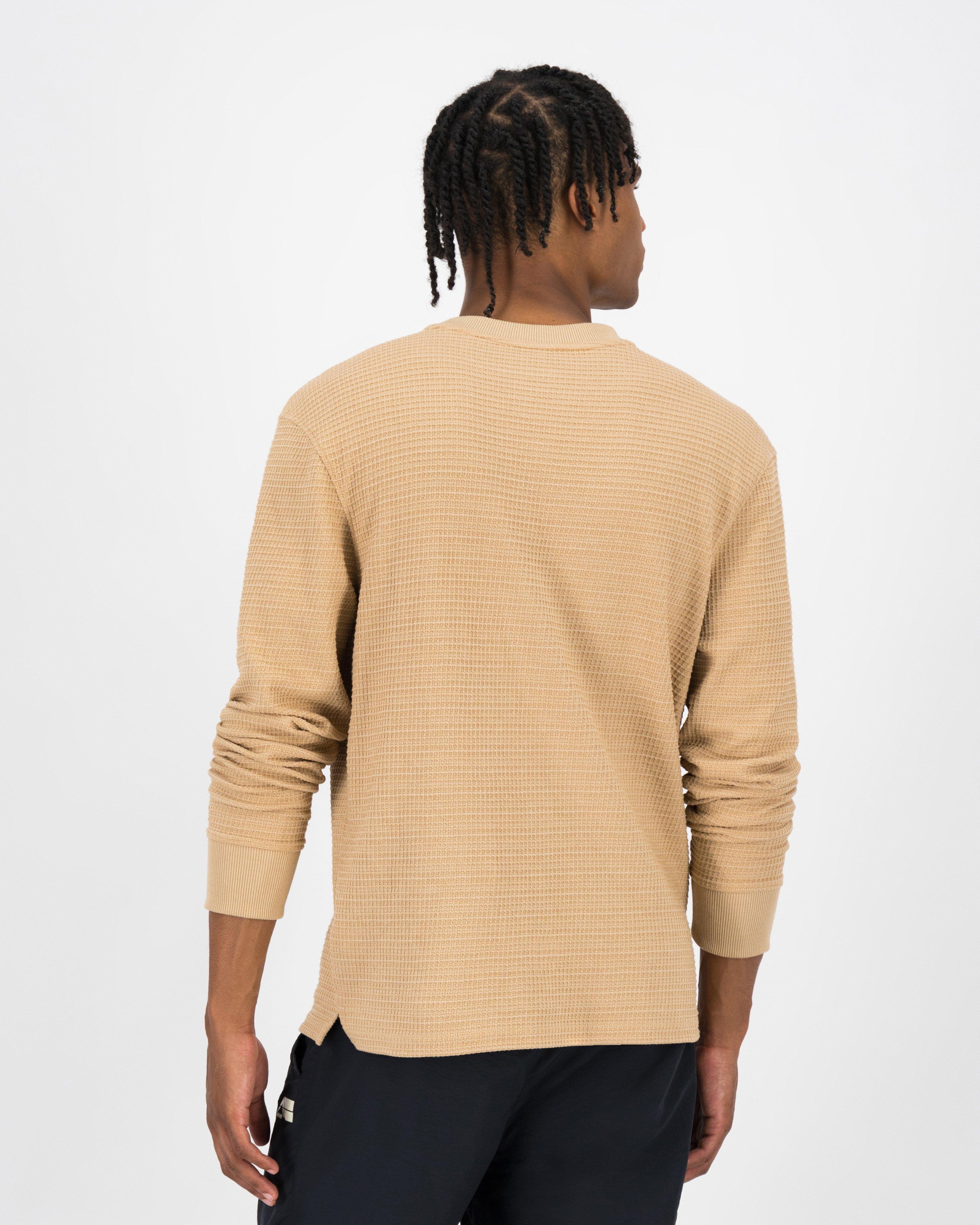 K-Way MMXXI Men’s Waffle Top -  Camel