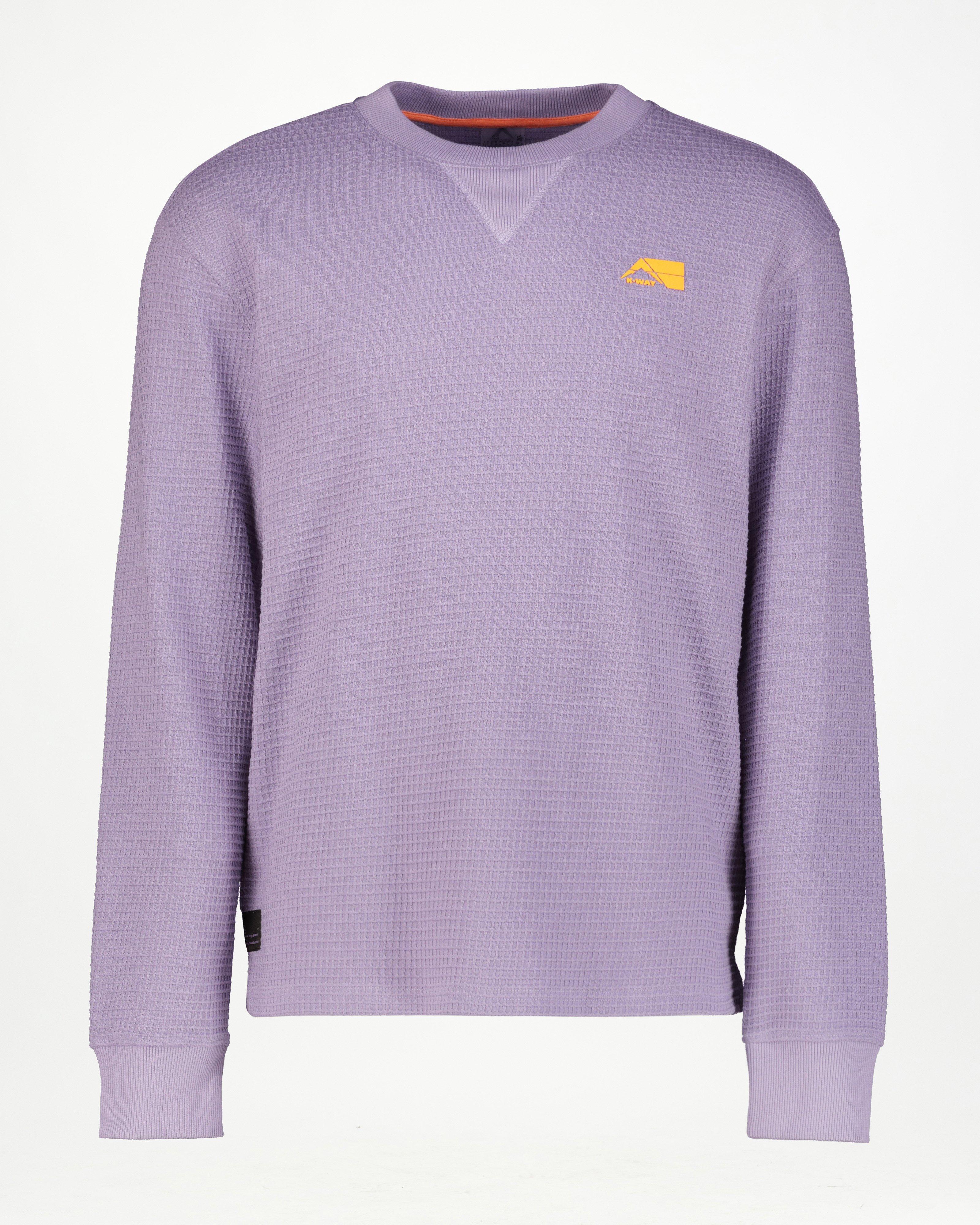 K-Way MMXXI Men’s Waffle Top -  Purple